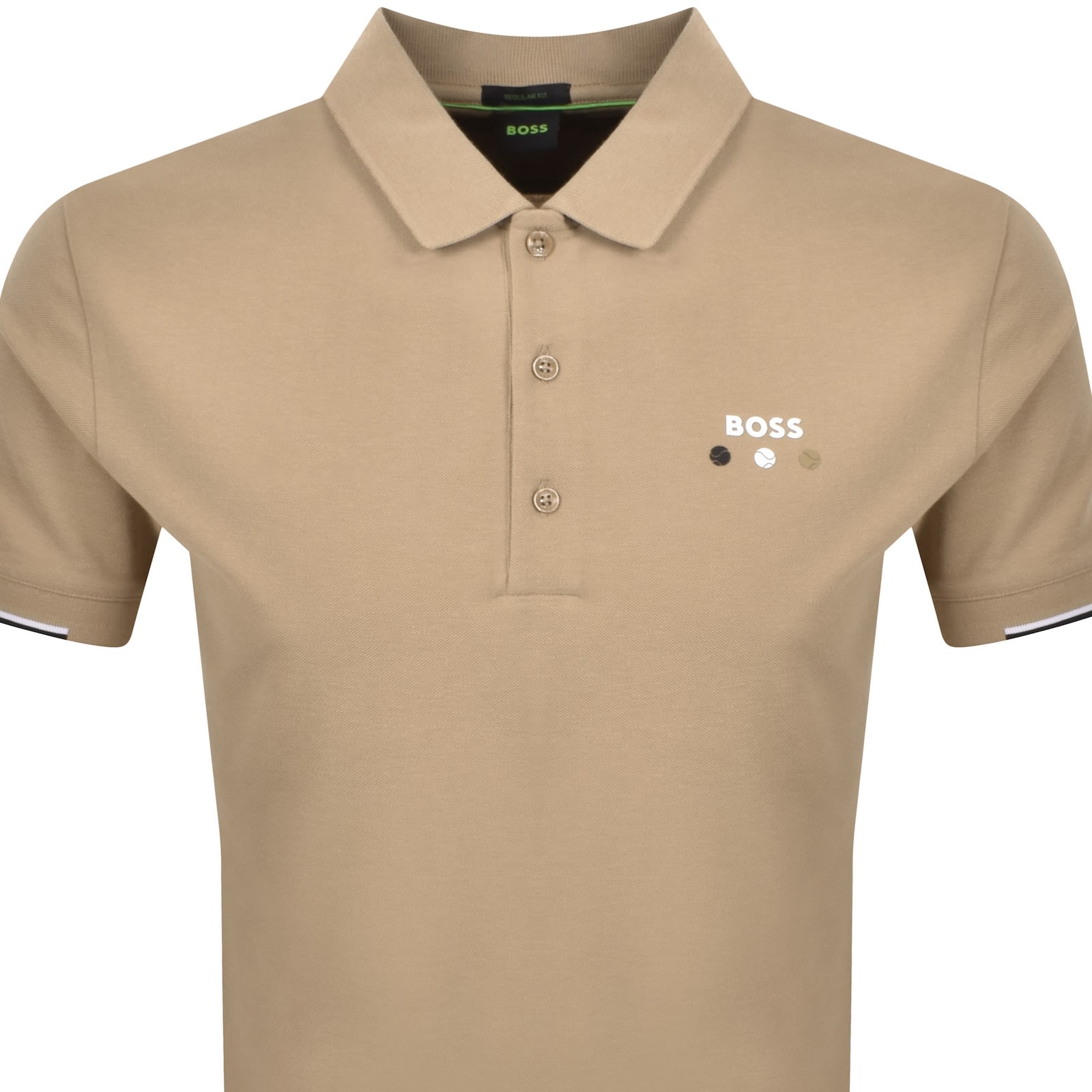 Shop Boss Athleisure Boss Paddy Open 25 Polo Brown