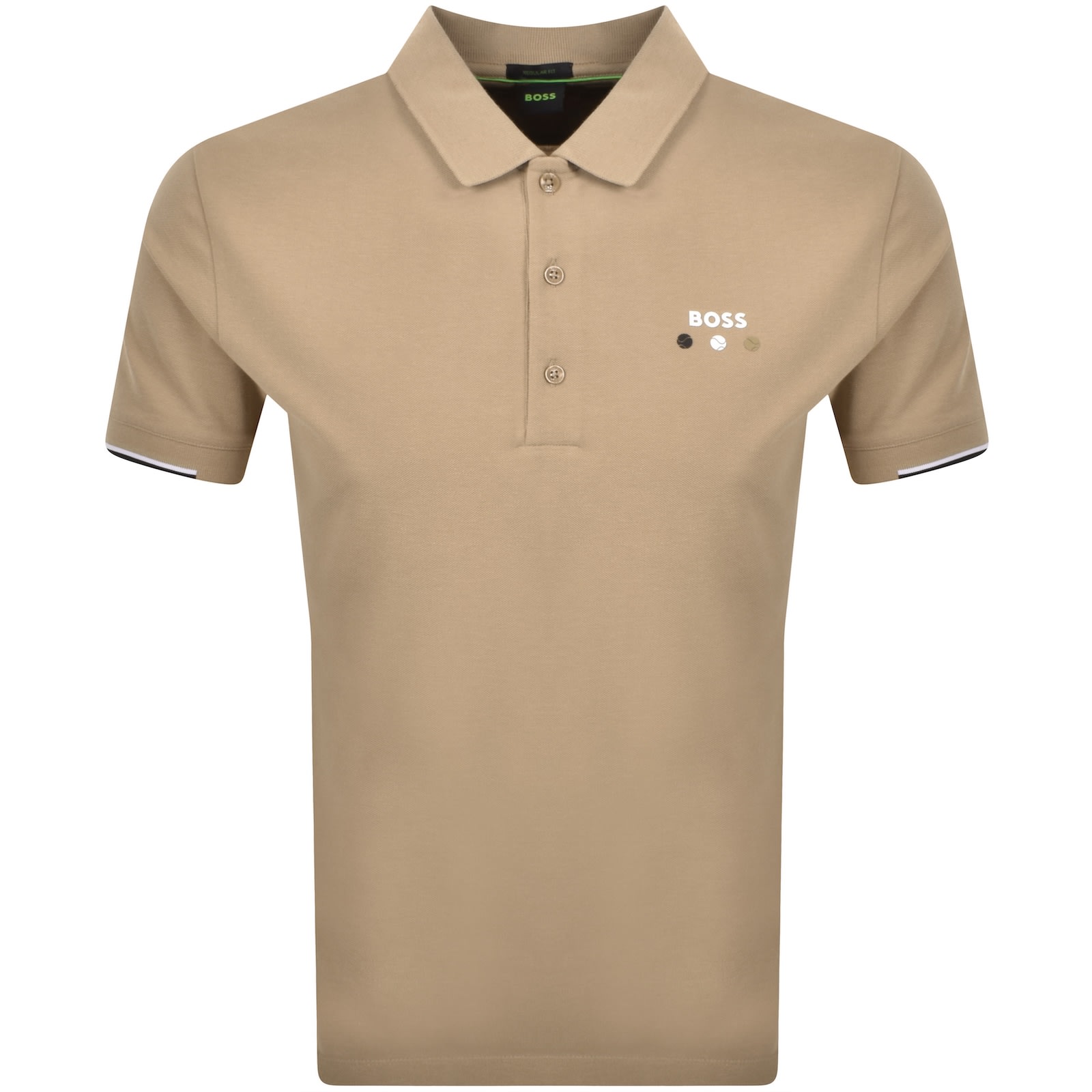 Shop Boss Athleisure Boss Paddy Open 25 Polo Brown