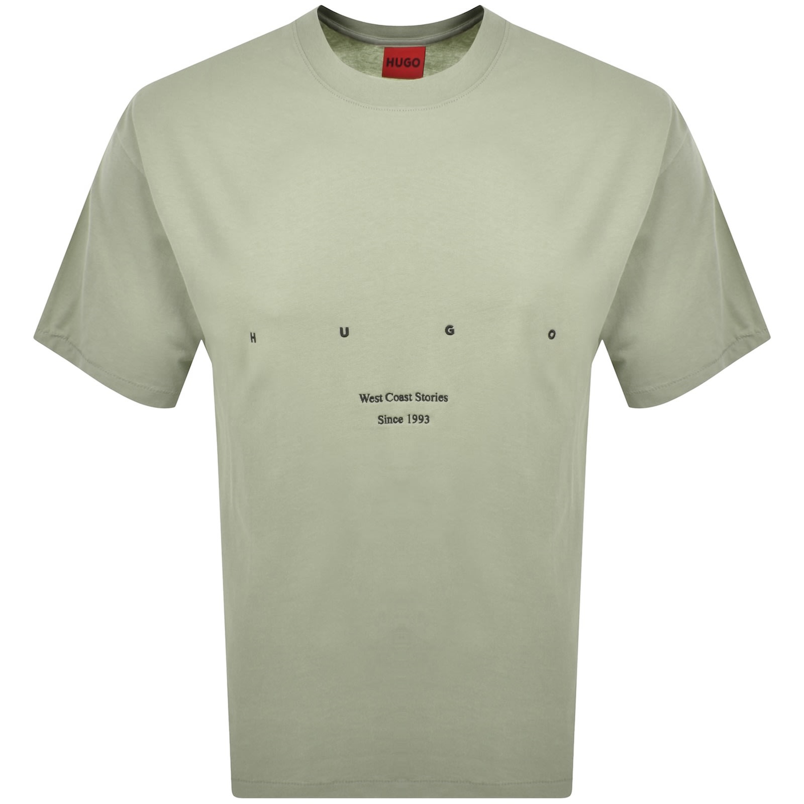 Hugo Boss Hugo Duwrite T Shirt Green In Green