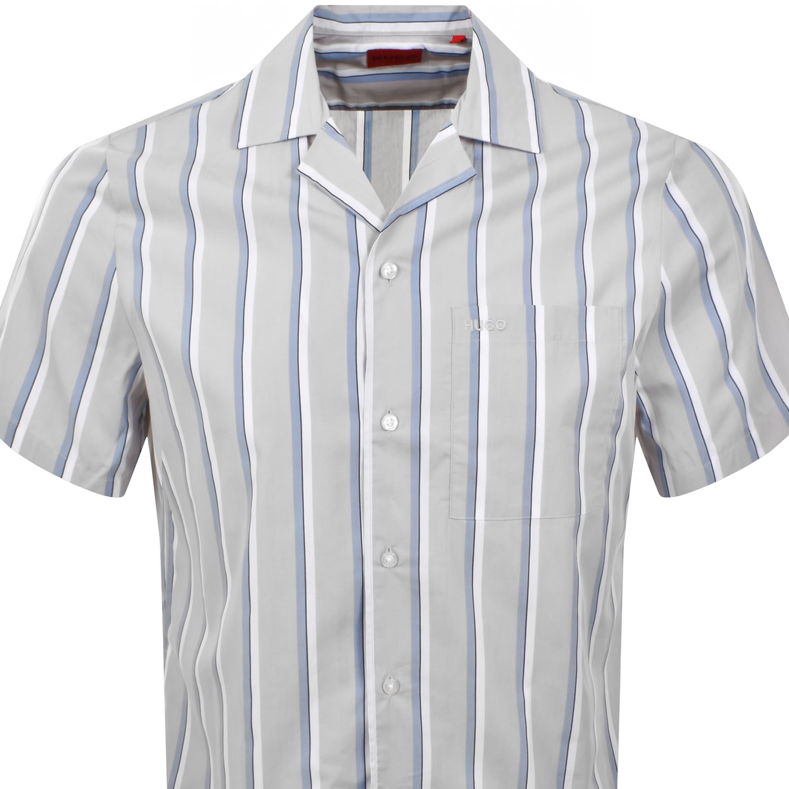 Hugo Boss Hugo Ellino Straight Fit Shirt Grey In Grey