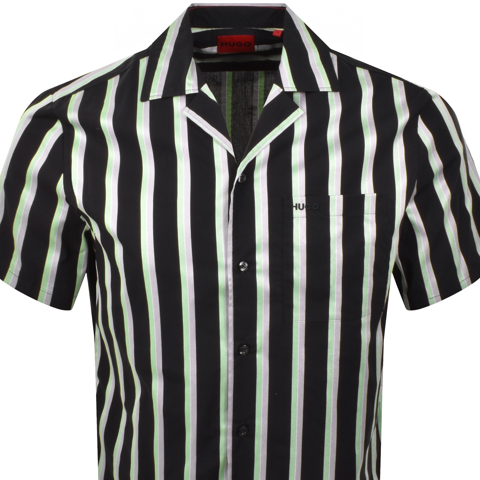 Hugo Boss Hugo Ellino Straight Fit Shirt Black In Black