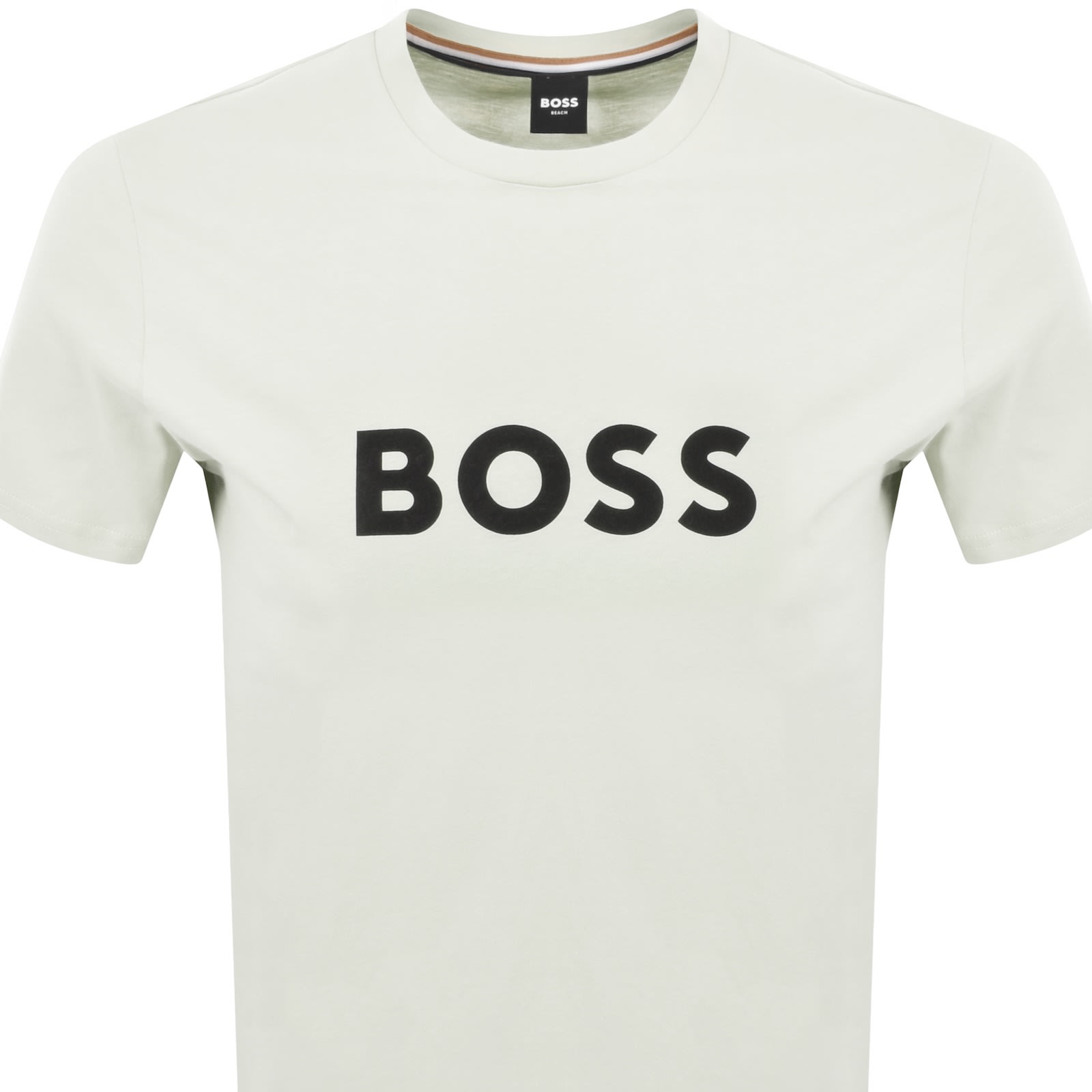 Hugo Boss Logo-print Crew-neck T-shirt In White