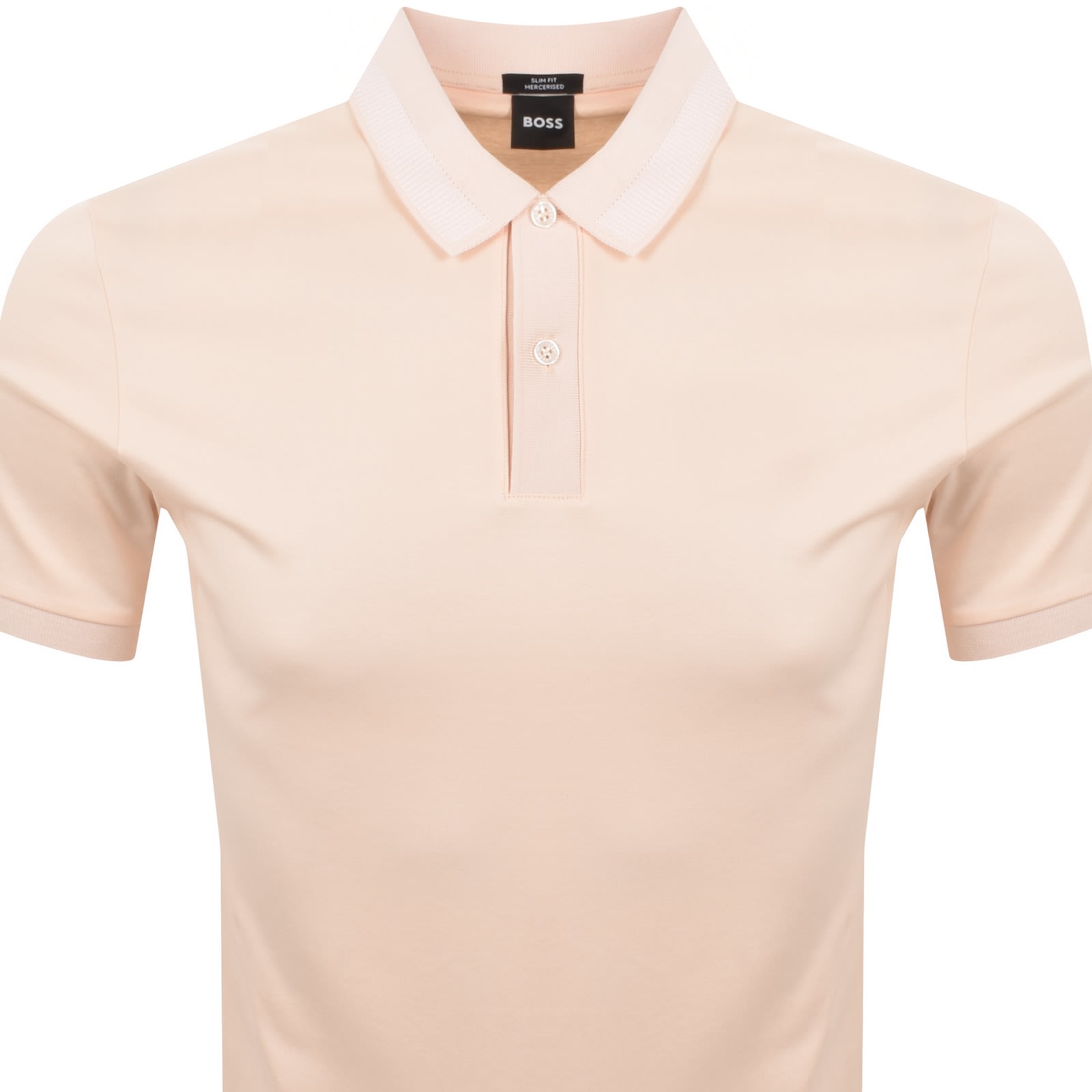 Shop Hugo Boss Boss H Phillipson Slim Fit Polo Pastel Orange