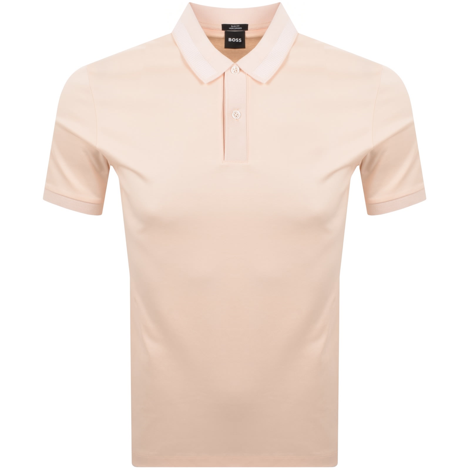 Shop Hugo Boss Boss H Phillipson Slim Fit Polo Pastel Orange