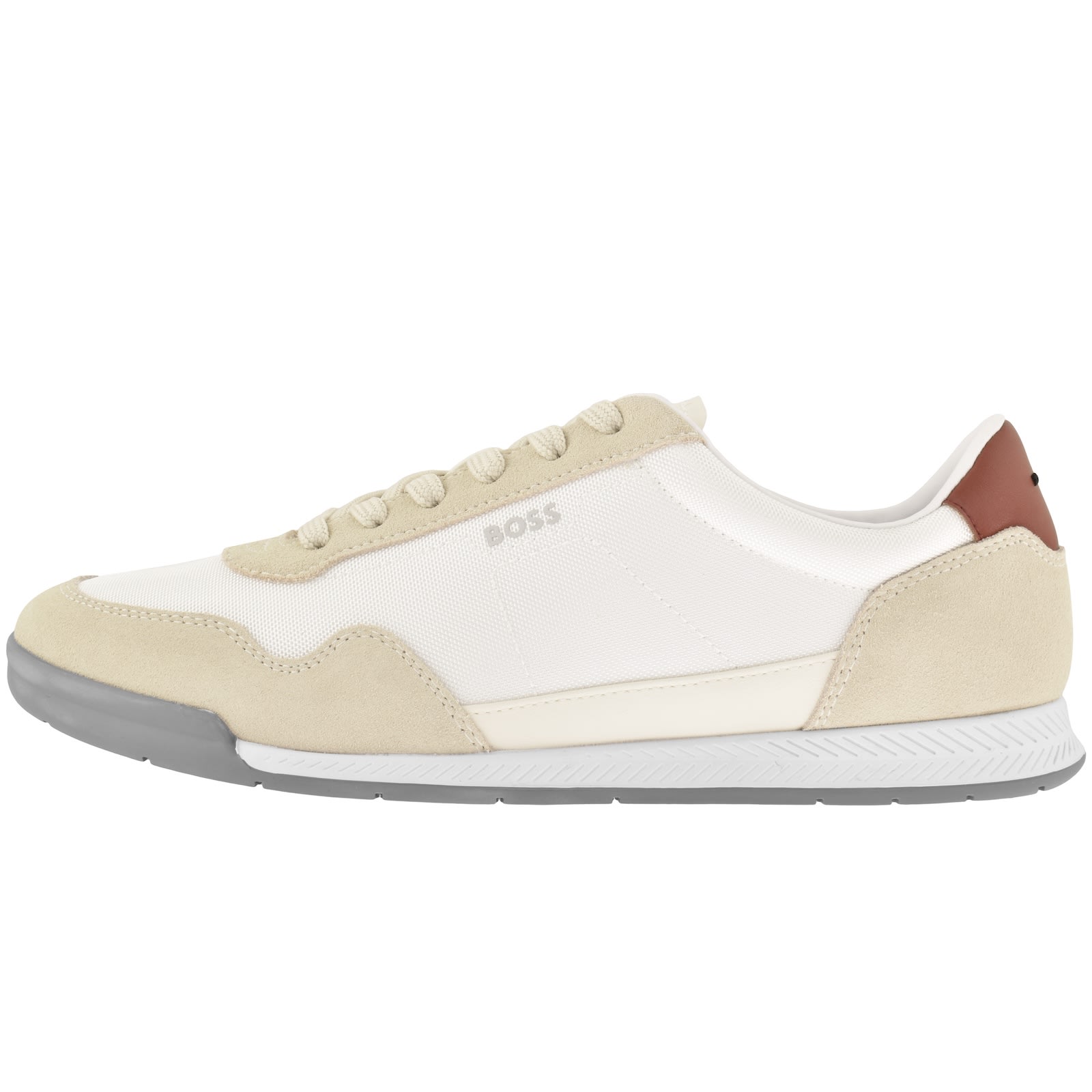 Hugo Boss Lace-up Sneakers In White