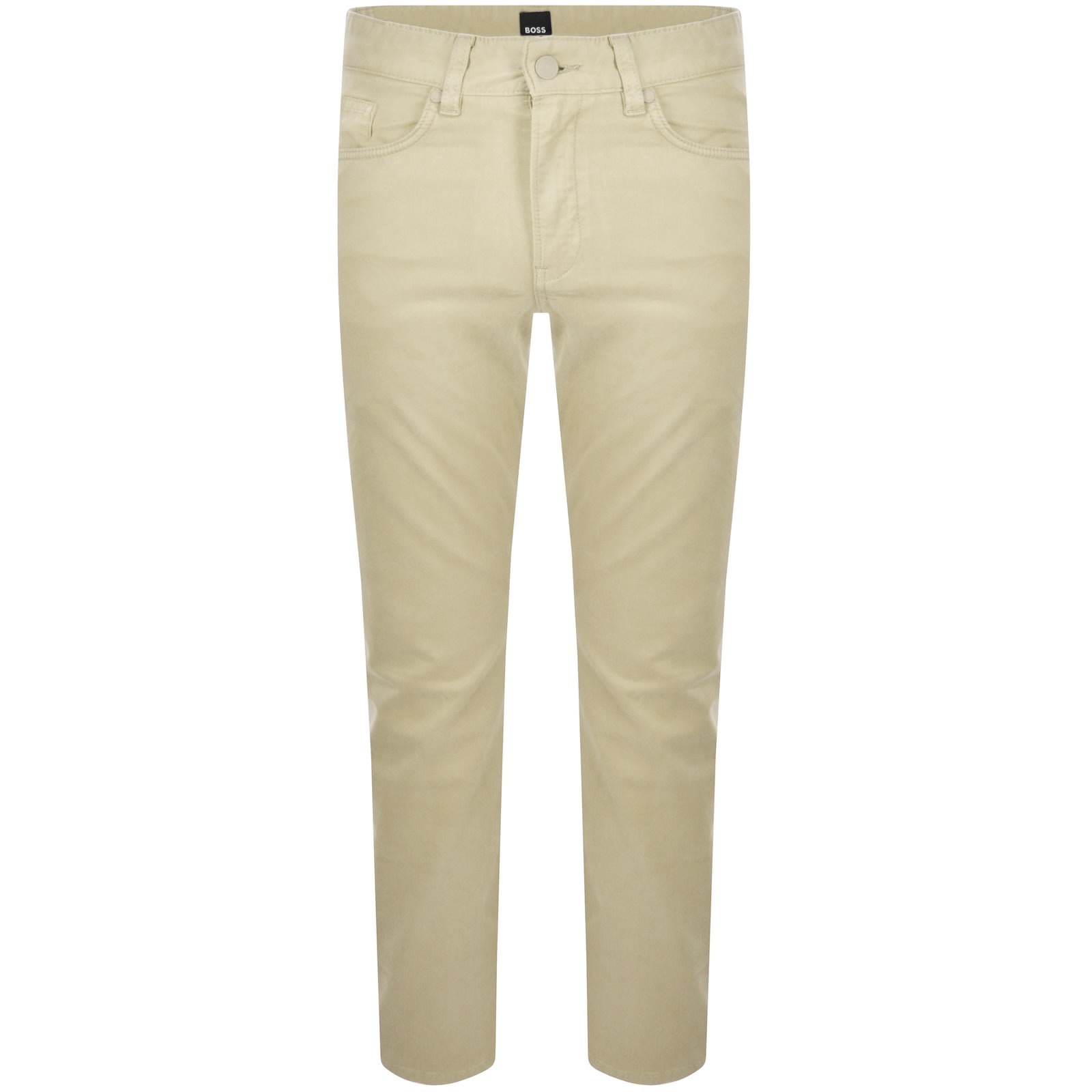 Hugo Boss Boss H Delaware Slim Fit Jeans Beige In Beige