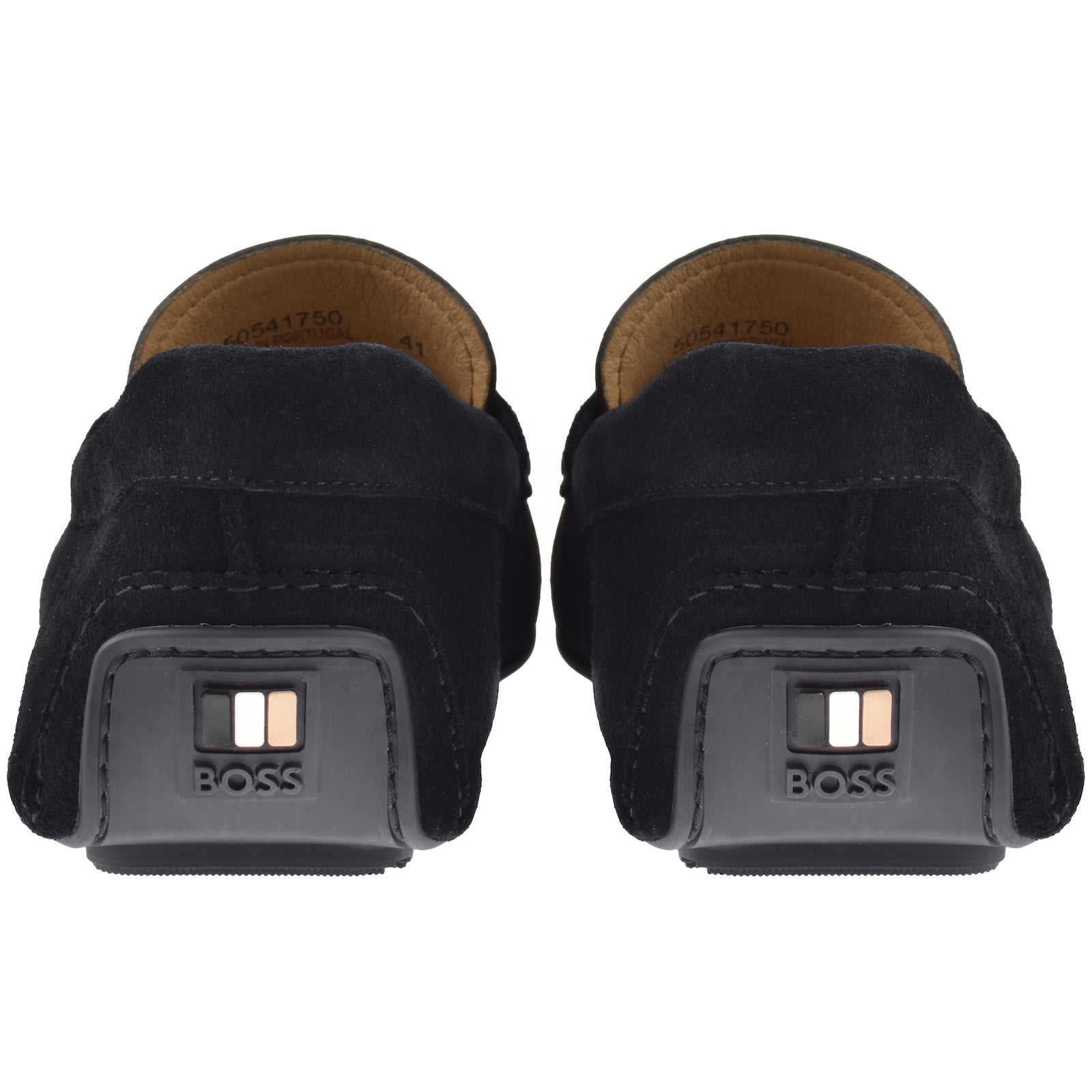 Hugo Boss Boss Noel Moccasin Shoes Dark Blue In Navy