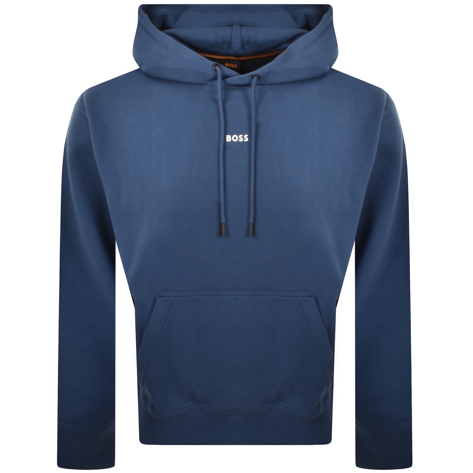 Boss Casual Boss Wesmall Pullover Hoodie Blue In Blue