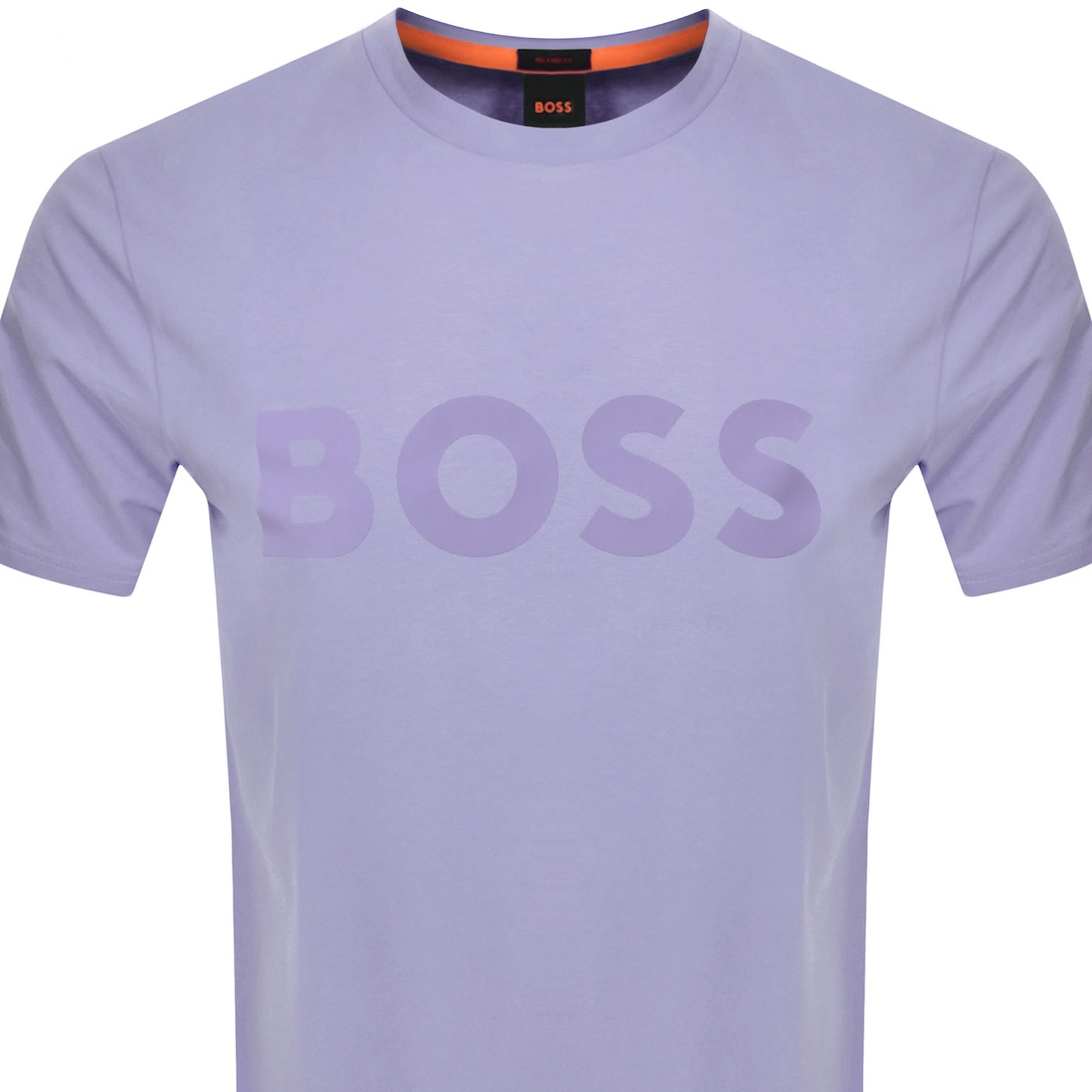 Boss Casual Boss Thinking 1 Logo T Shirt Purple In Purple