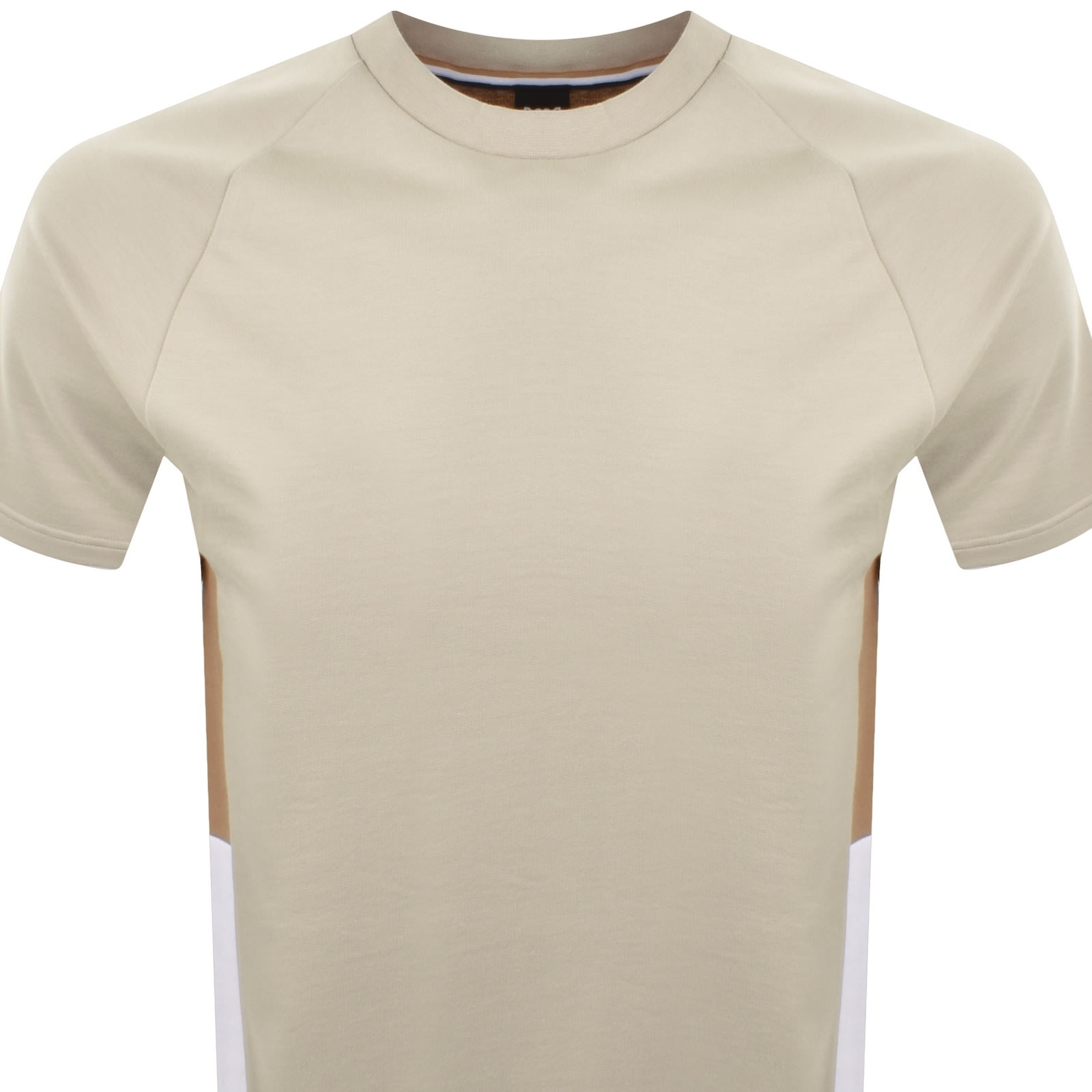 Shop Hugo Boss Boss Logo Iconic T Shirt Beige