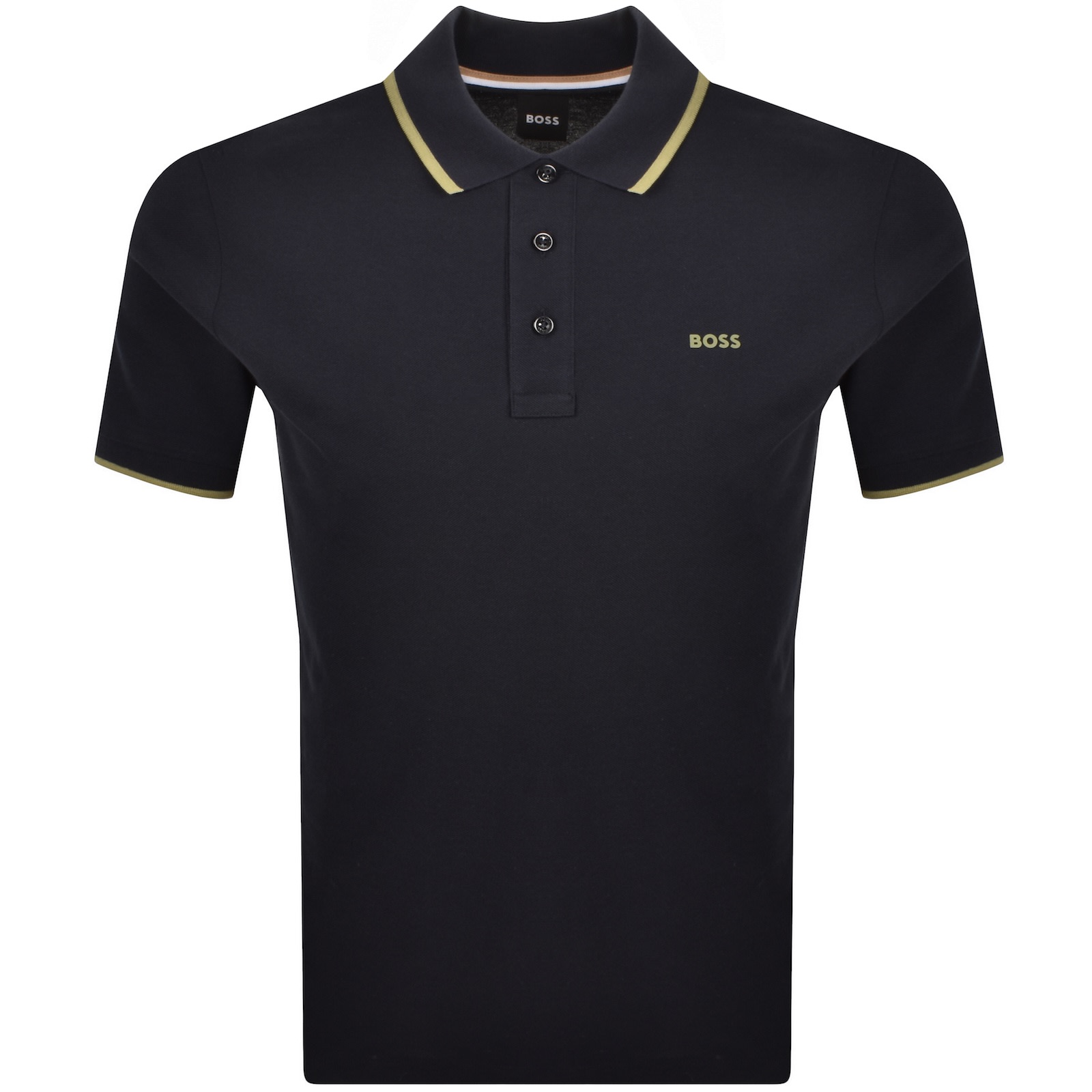 Hugo Boss Boss Parlay 190 Polo T Shirt Navy In Navy