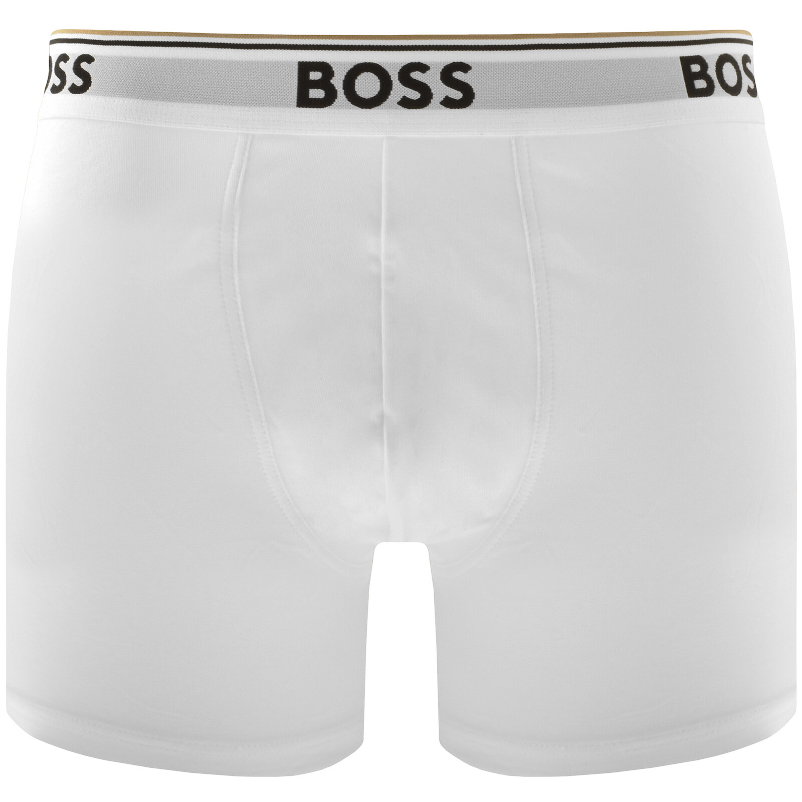 Shop Hugo Boss Boss Underwear 3 Pack Long Boxer Briefs In Black
