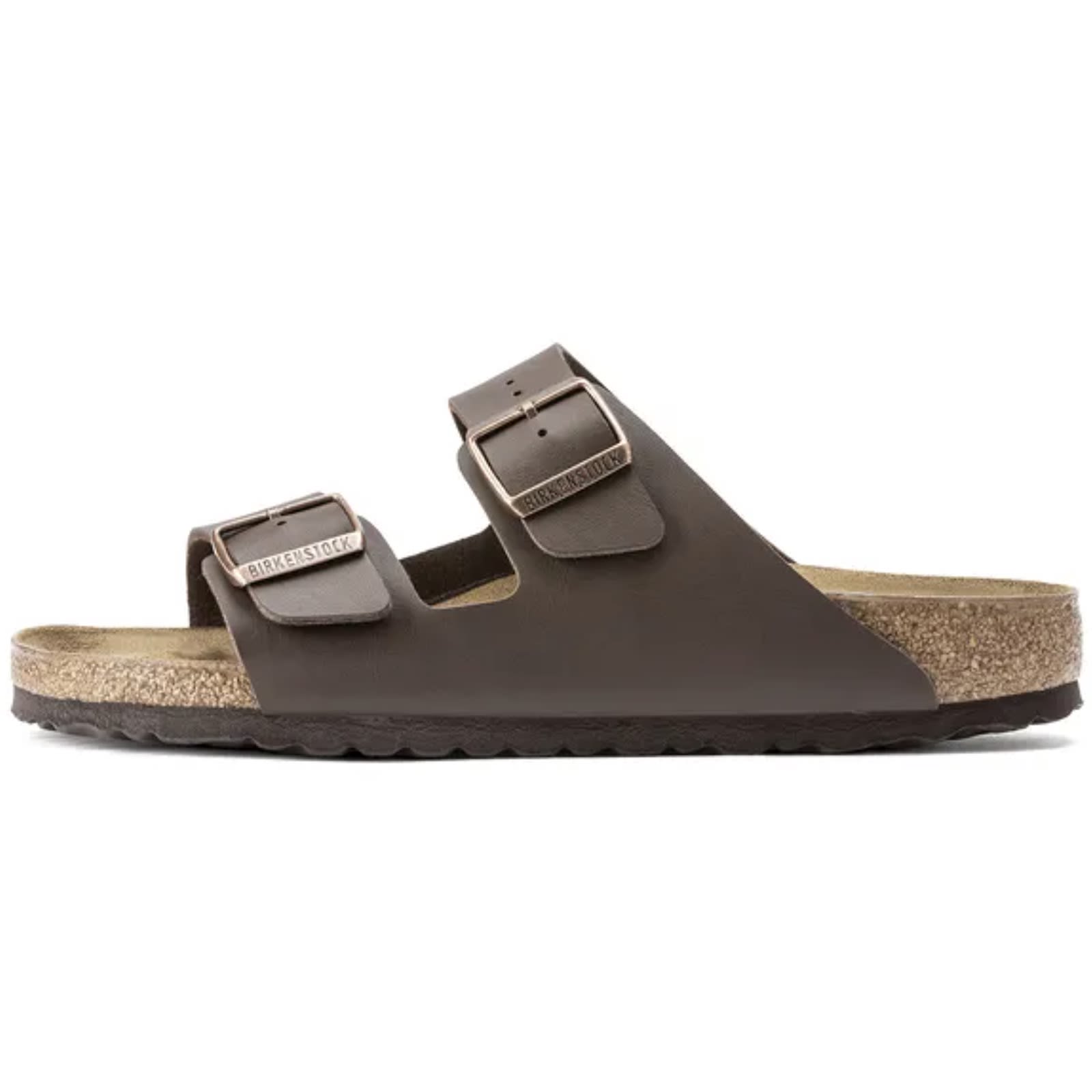 Birkenstock Arizona Soft Footbed Leather Sandal In Brown