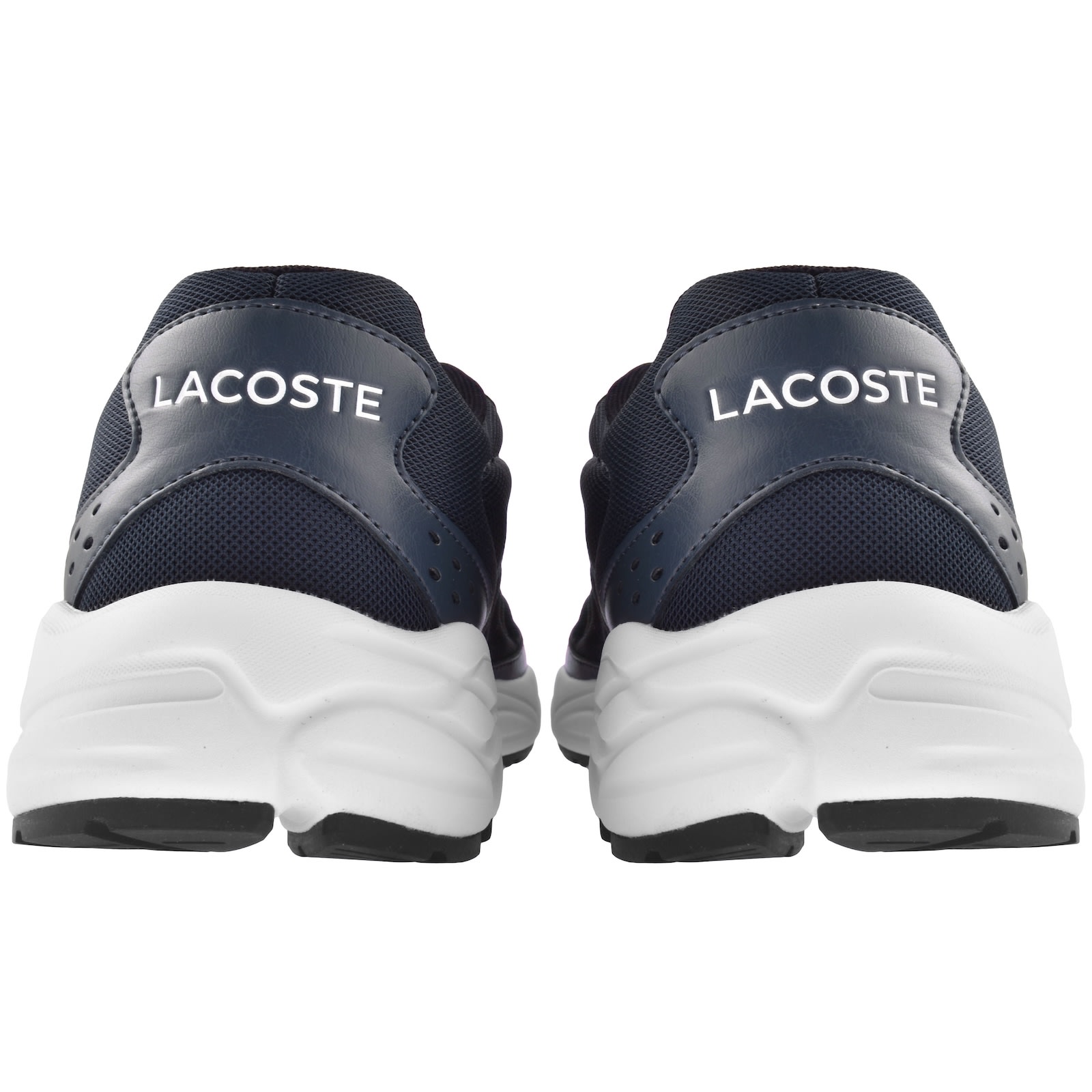 Lacoste Storm 96 2k Lite Leather Sneakers In Navy