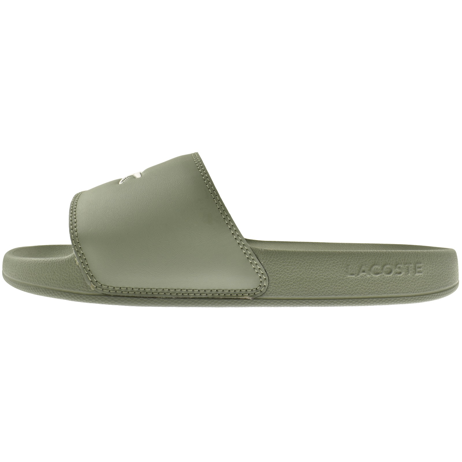 Lacoste Serve 0.0 Sliders Green In Green