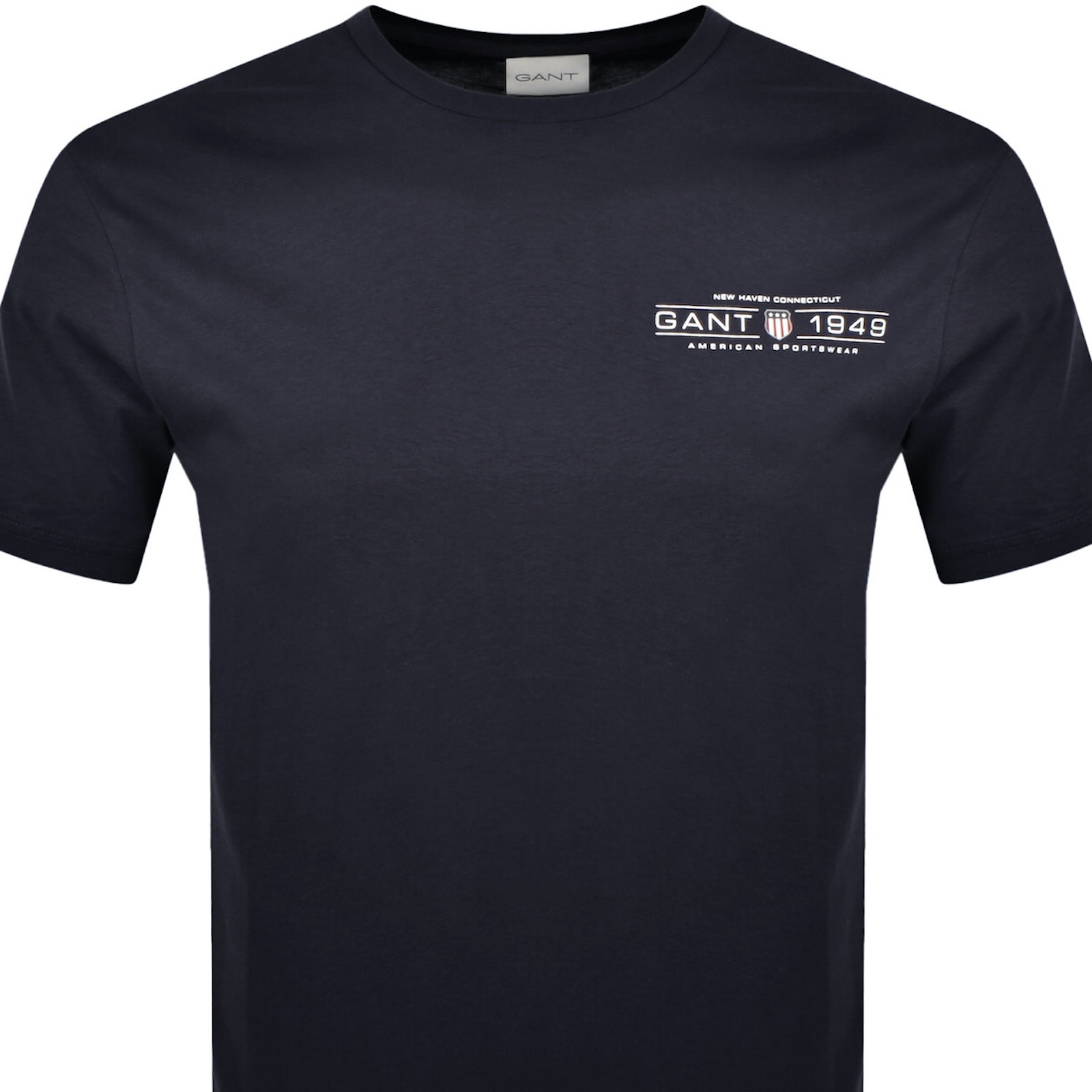 Gant Printed Graphic T Shirt Blue In Blue
