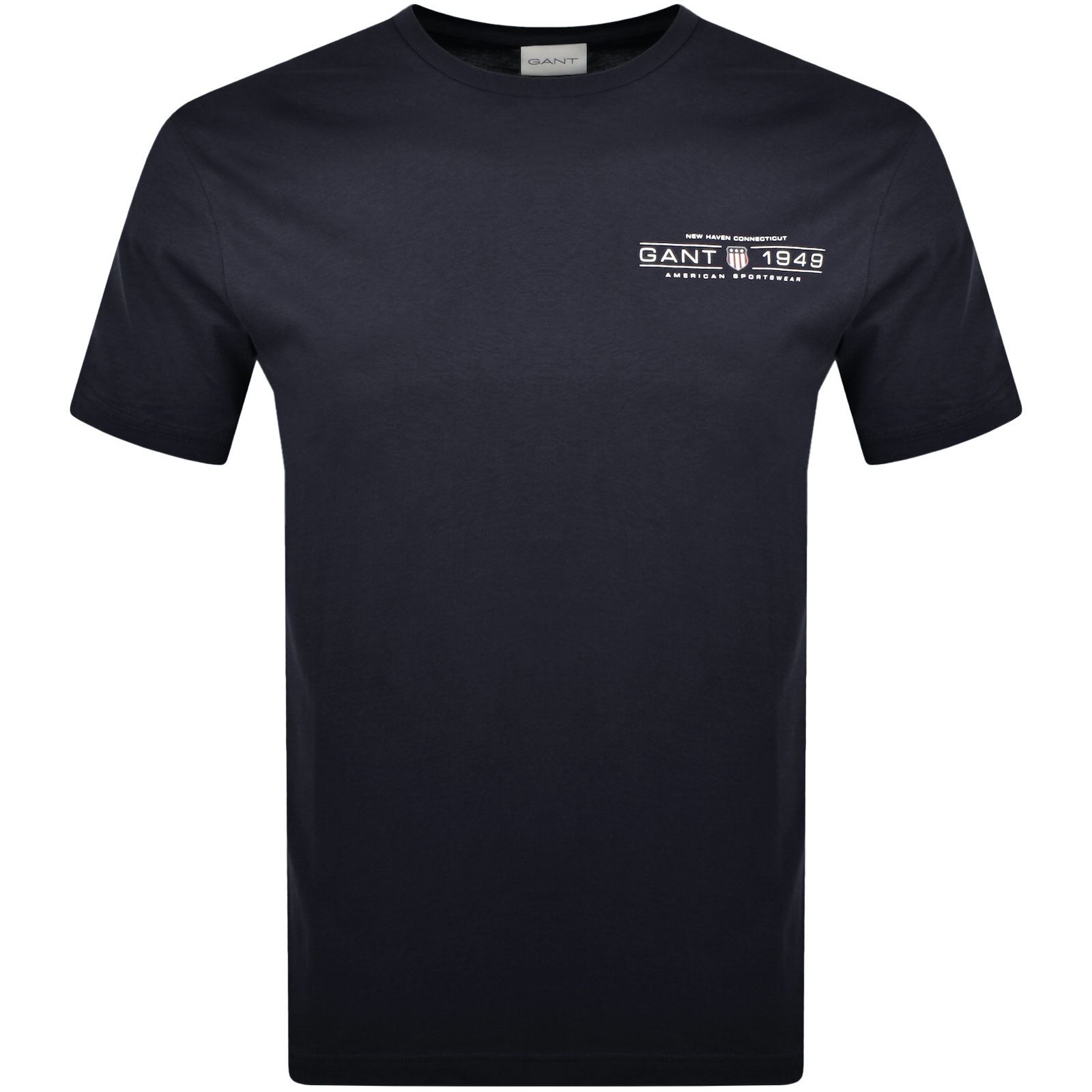 Gant Printed Graphic T Shirt Blue In Blue