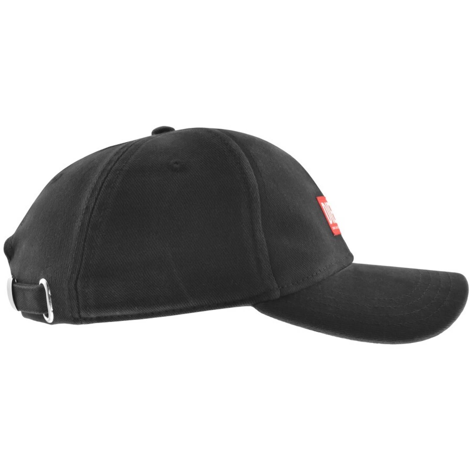 Diesel Corry Jacq Wash Cap Black In Black