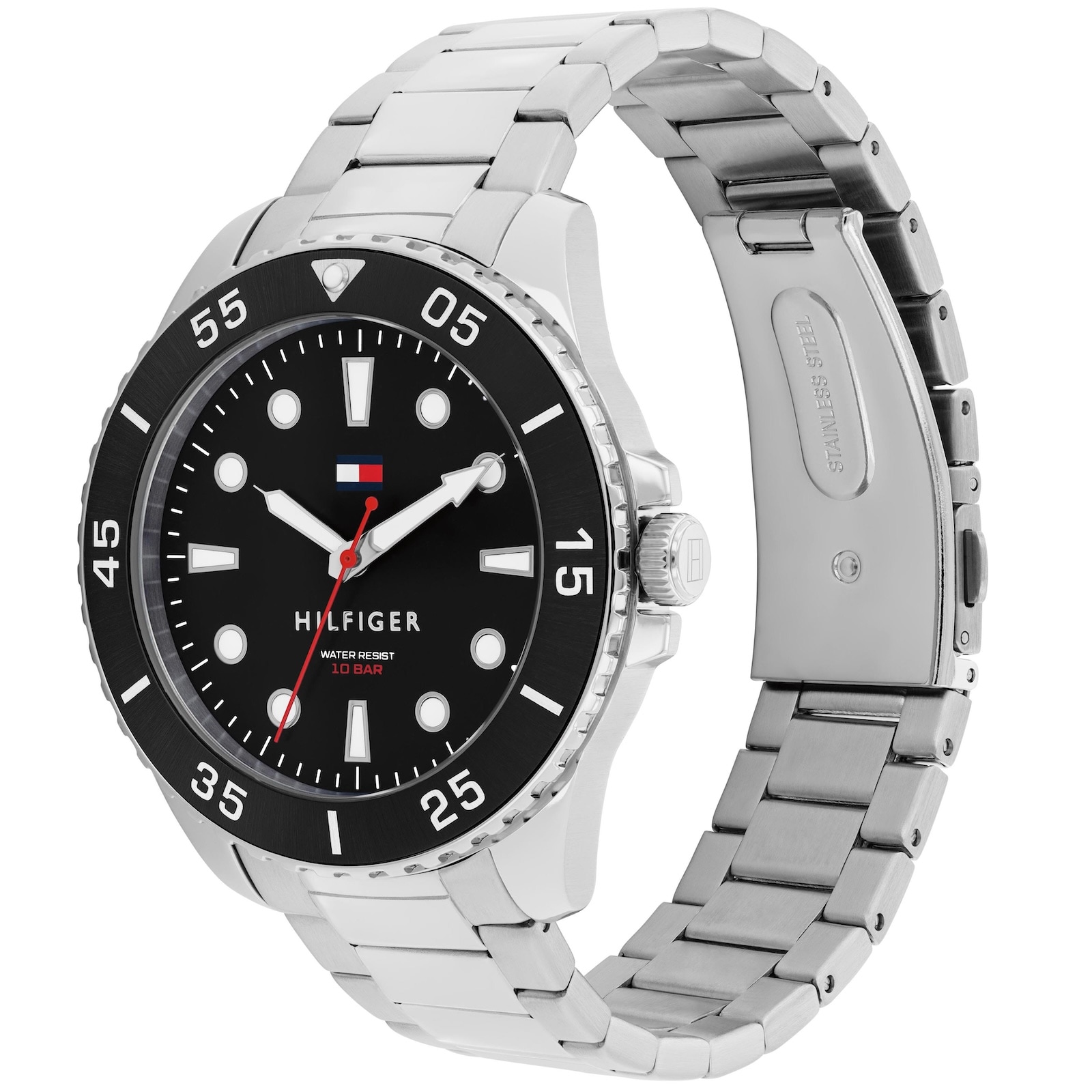 Tommy Hilfiger Oceanic Diver Watch Silver
