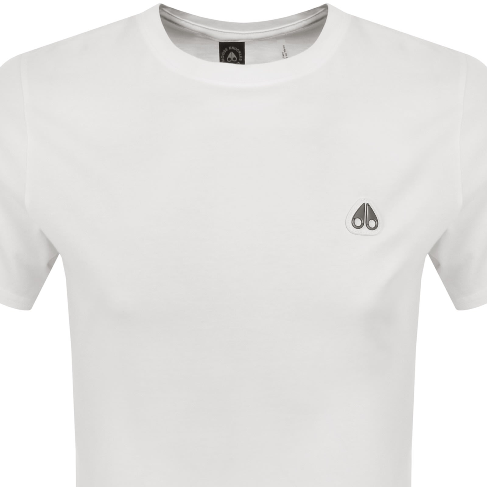 Moose Knuckles Crescent T Shirt White In White
