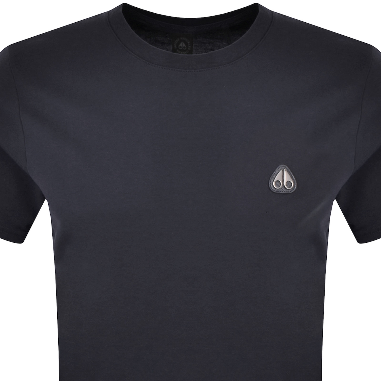 Moose Knuckles Round Neck Short Sleeve T-shirt