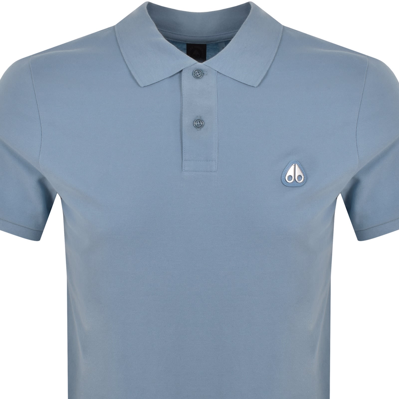 Shop Moose Knuckles Everett Polo T Shirt Blue