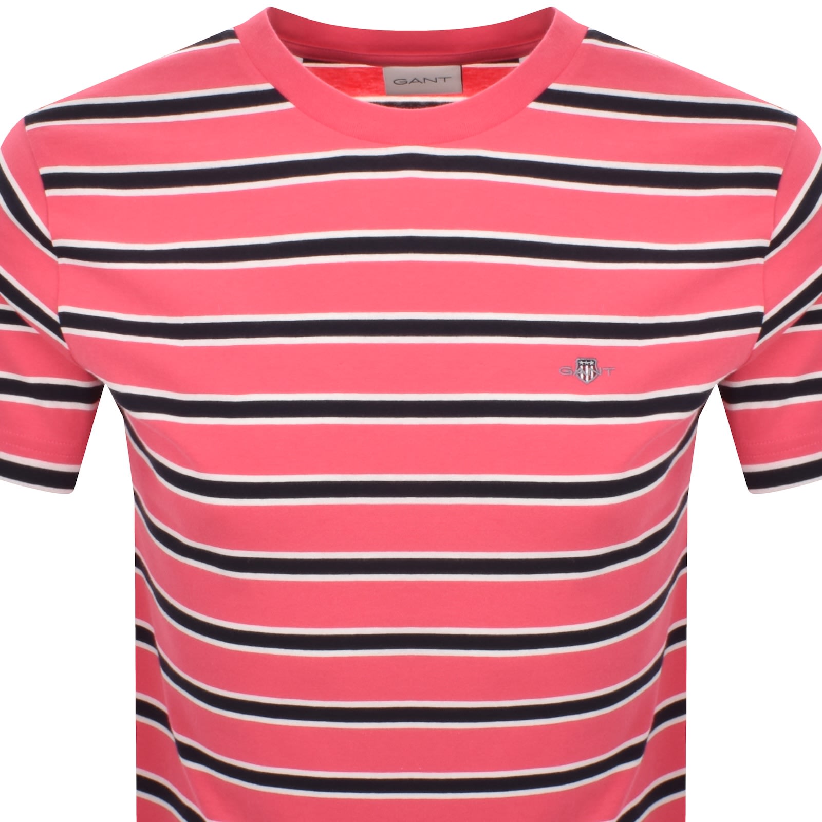 Gant Striped T Shirt Watermelon Pink
