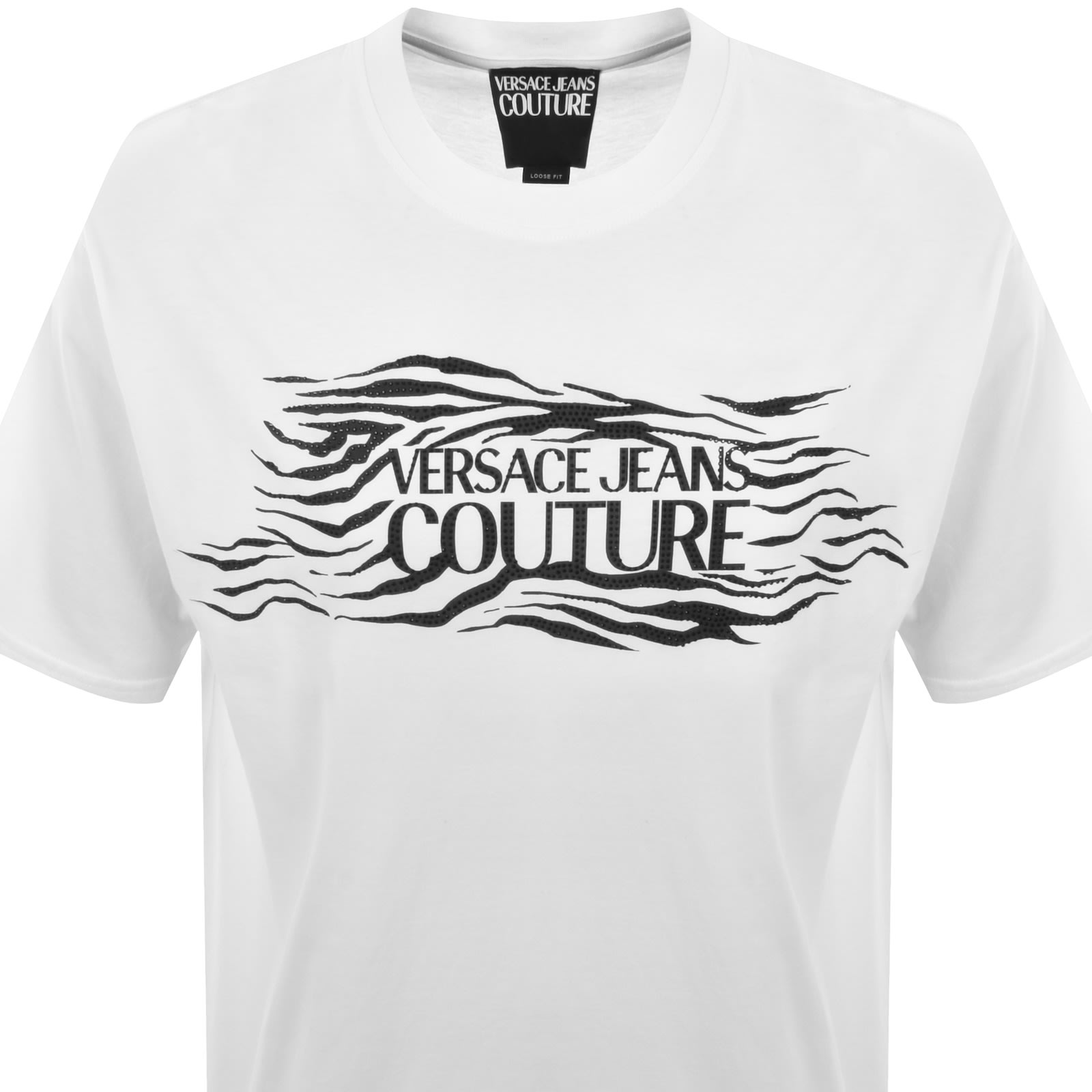 Versace Jeans Couture Relaxed Fit T Shirt White