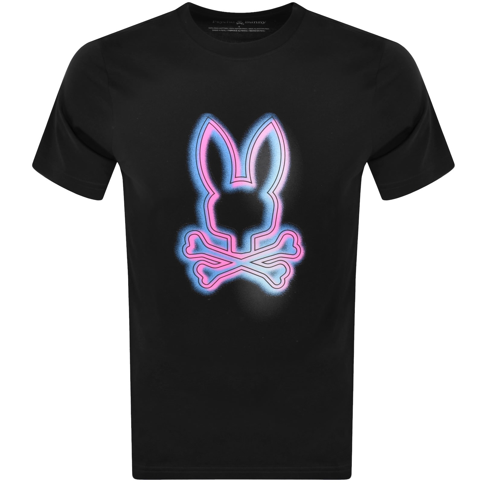 Psycho Bunny Andros Graphic Logo T Shirt Black