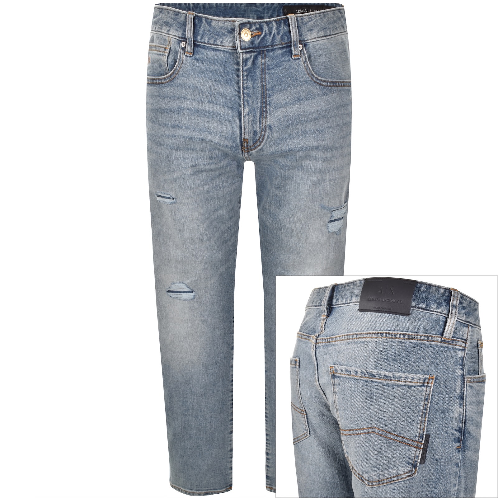 Armani Exchange J13 Slim Fit Jeans Blue In Blue