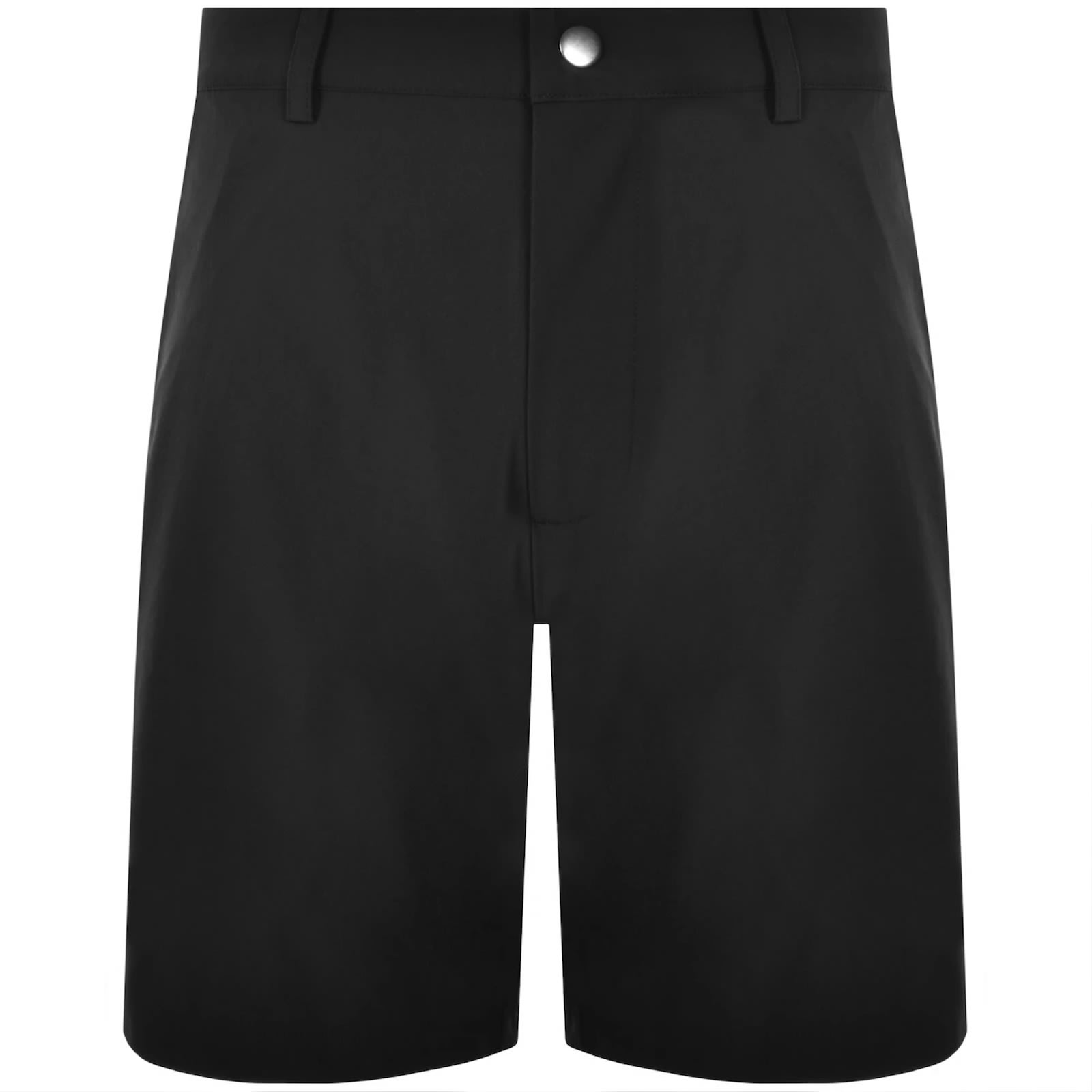 Ea7 Emporio Armani Golf Pro Slim Shorts Black In Black