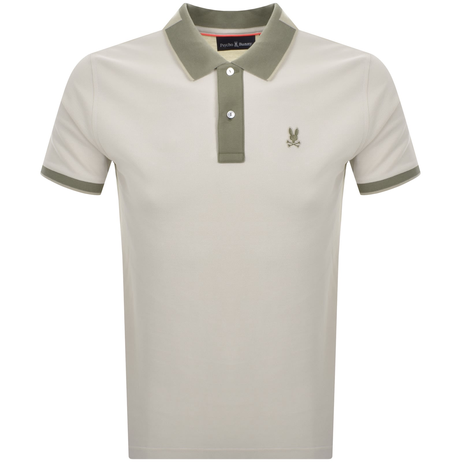 Psycho Bunny Thatcher Pique Polo T Shirt Beige