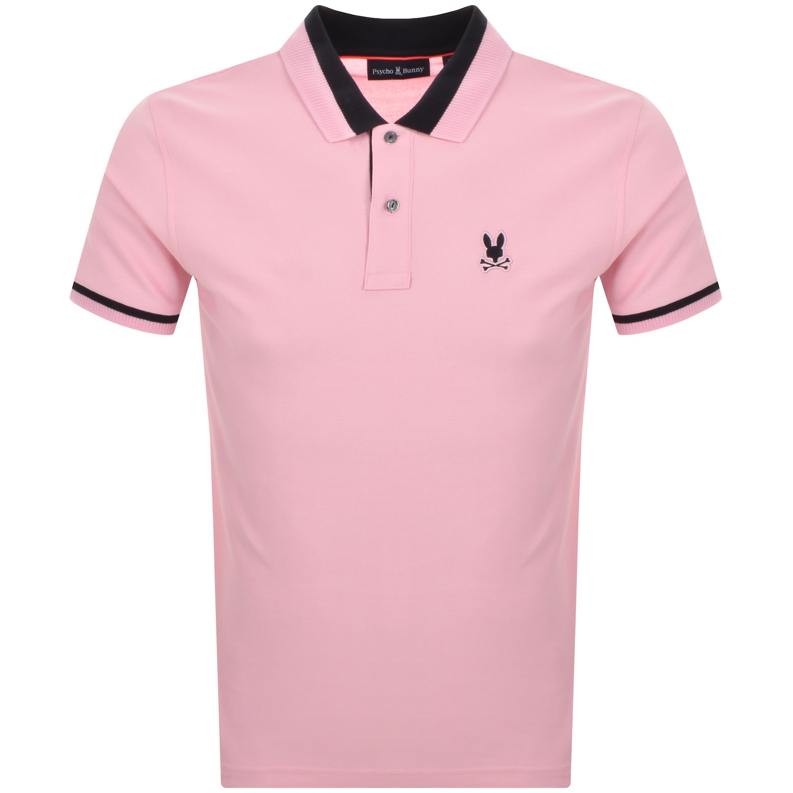 Psycho Bunny Newman Pique Polo T Shirt Pink