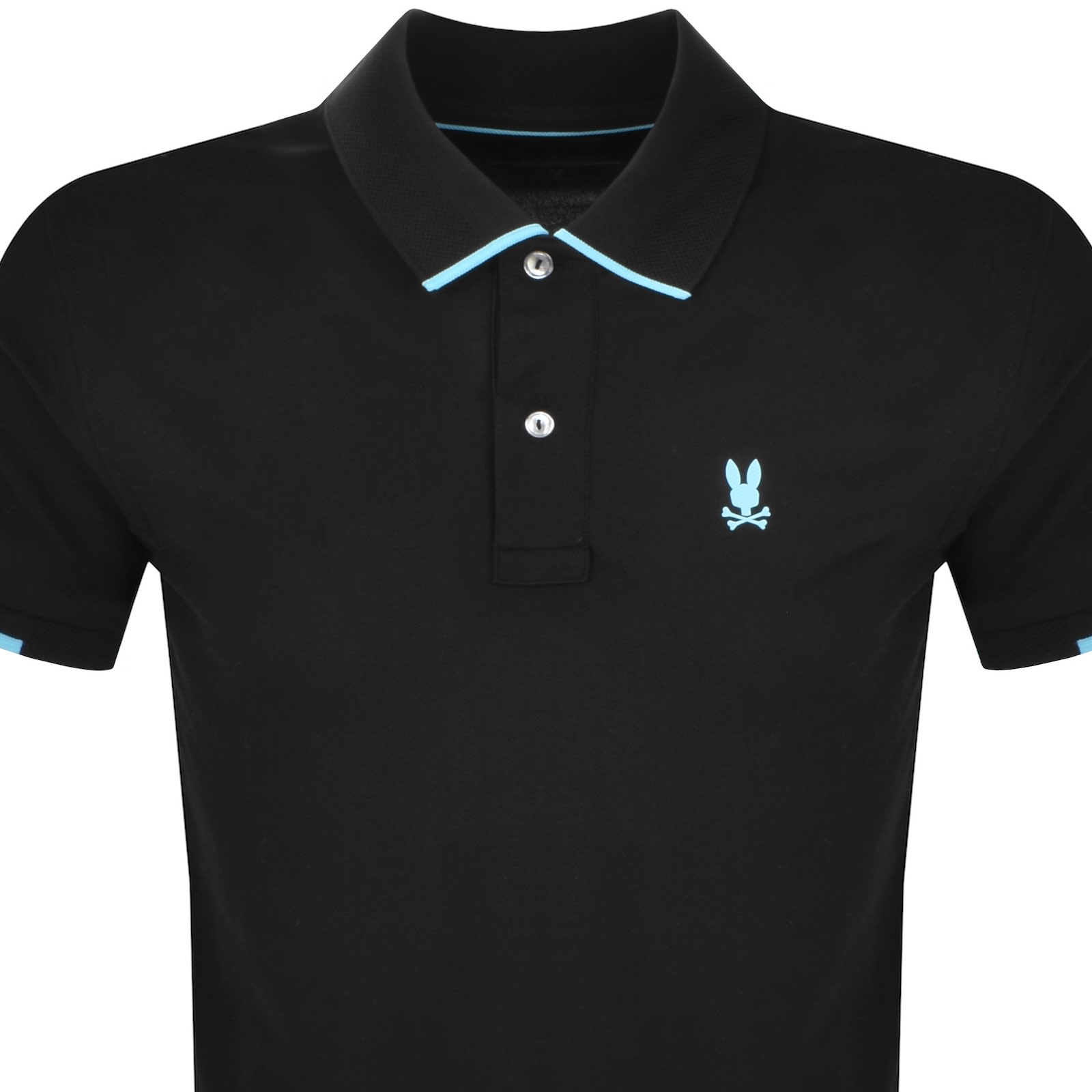 Psycho Bunny Elliston Sport Polo T Shirt Black