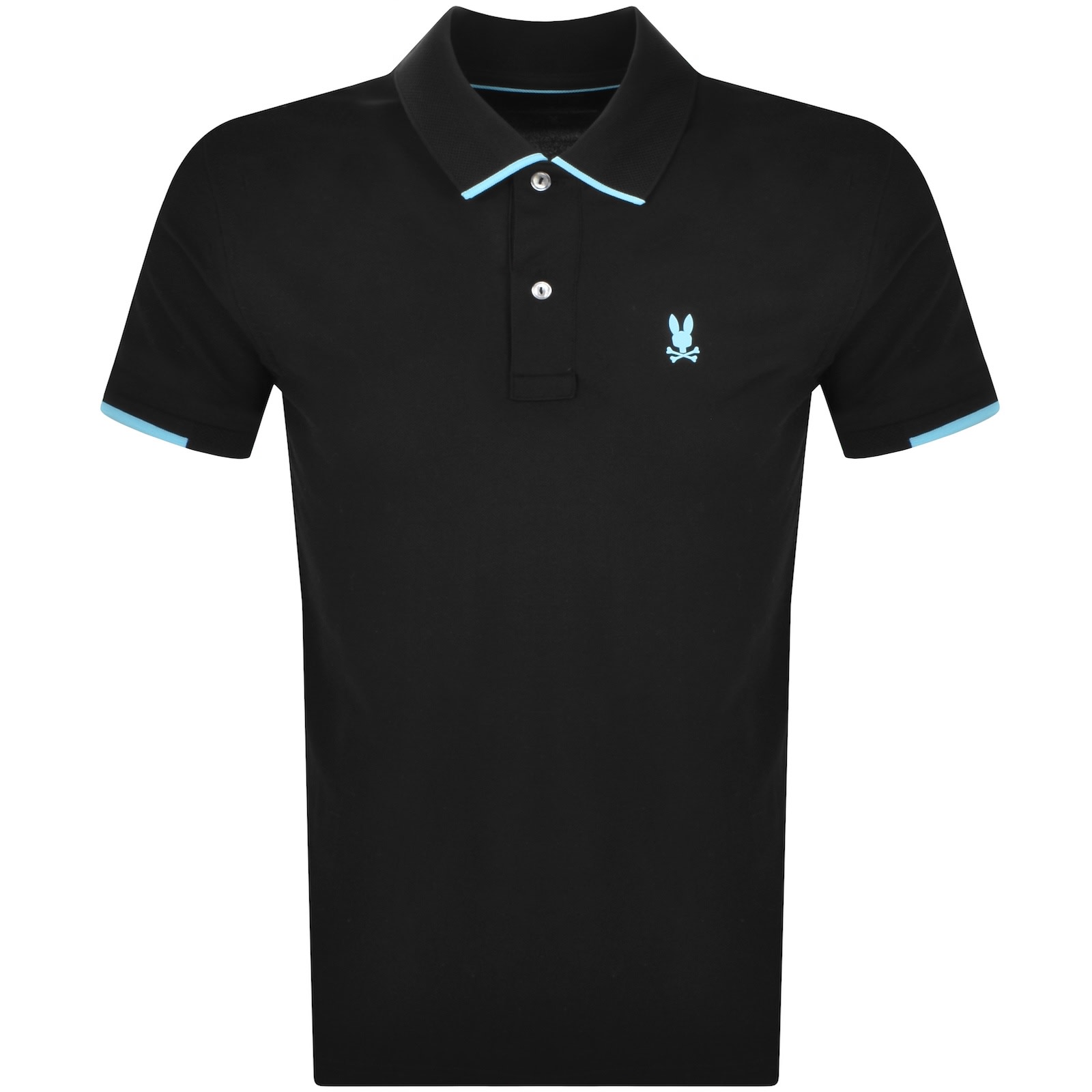 Psycho Bunny Elliston Sport Polo T Shirt Black