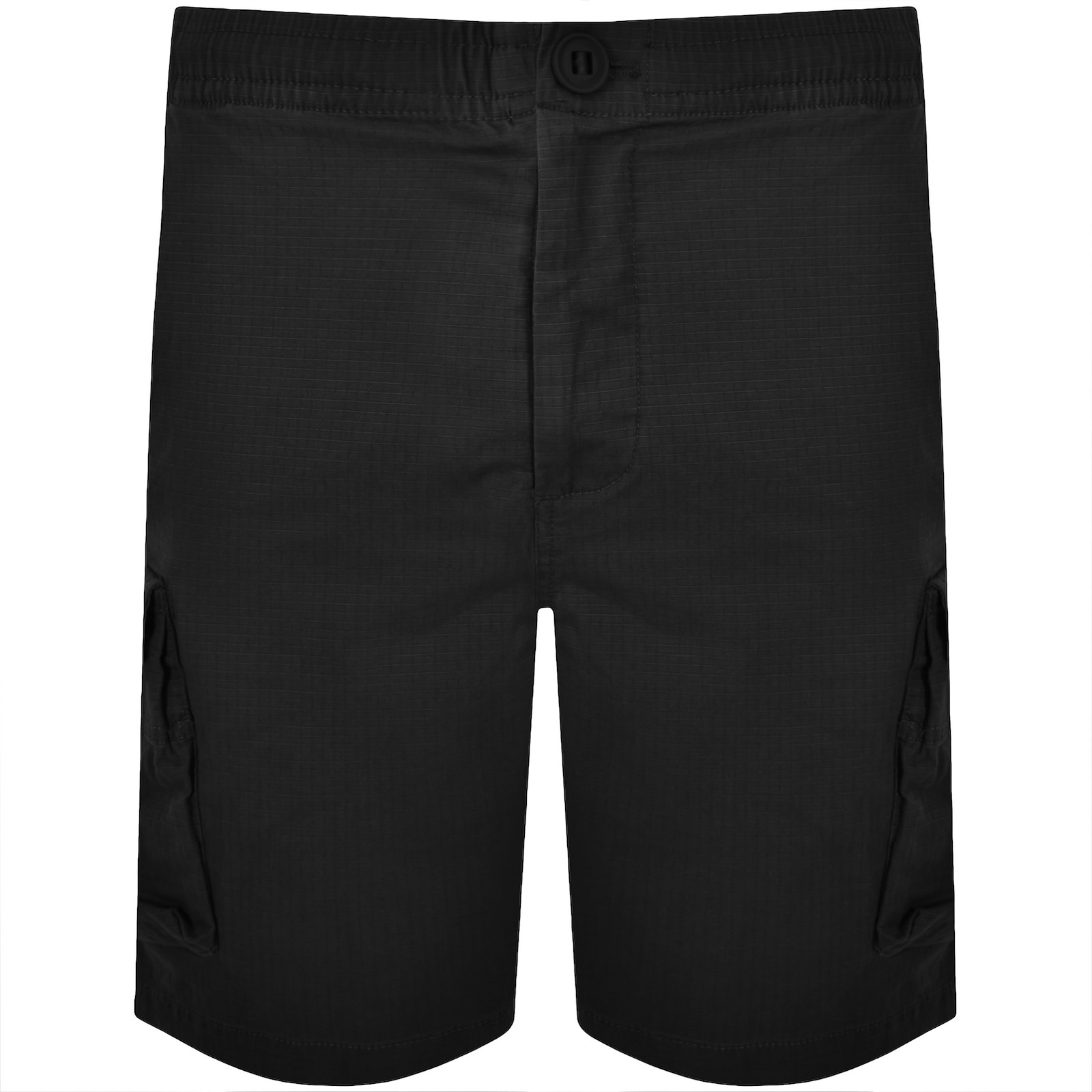 Marshall Artist Gaberdine Cargo Shorts Black In Black
