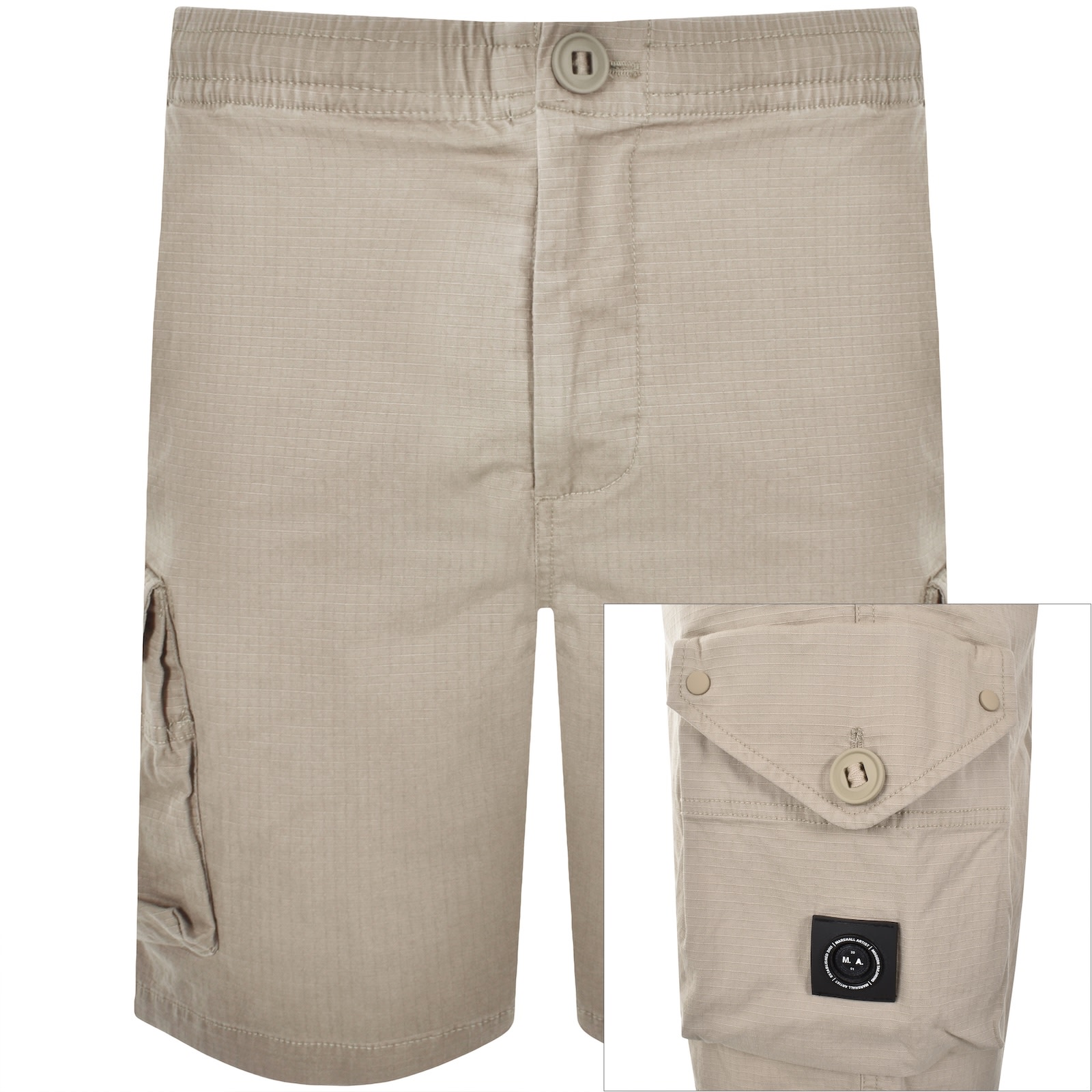 Marshall Artist Arniston Cargo Shorts Beige In Brown