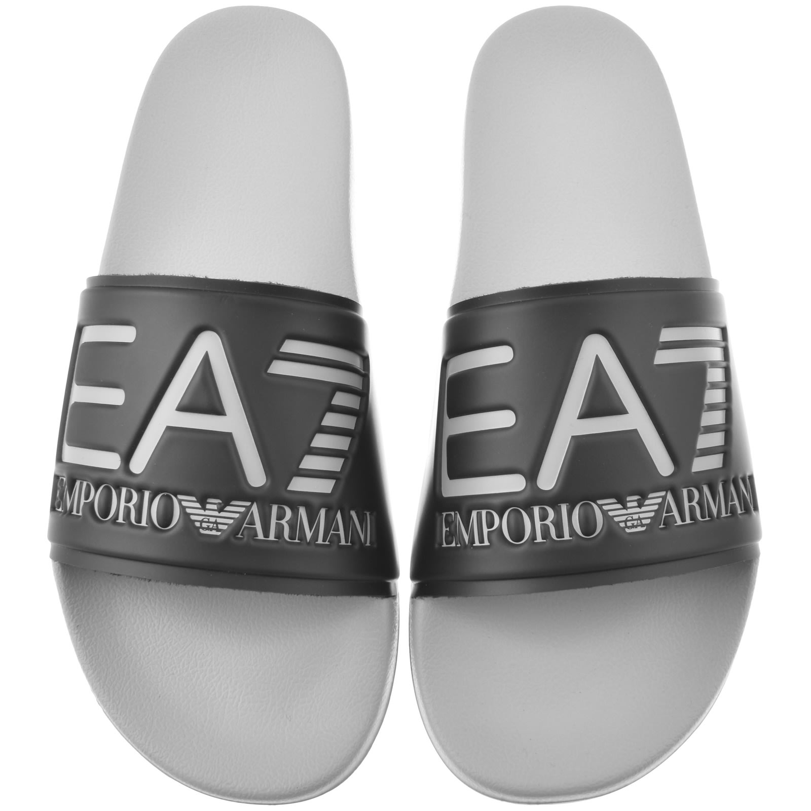 Ea7 Emporio Armani Beach Sliders Grey