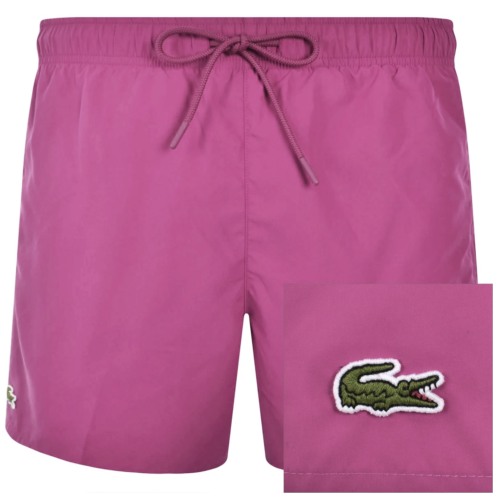Lacoste Core Essentials Swim Shorts Pink