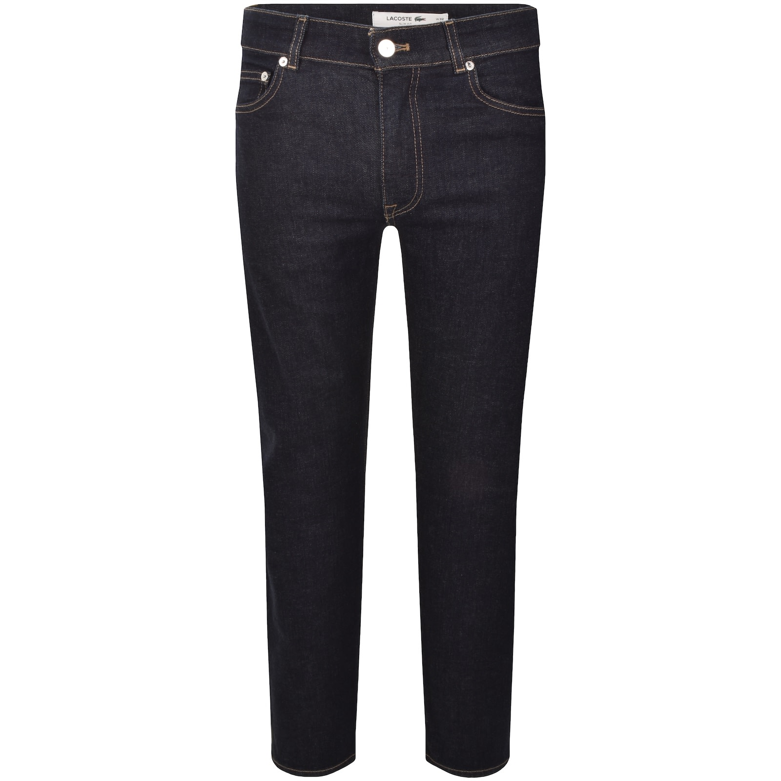 Lacoste Slim Fit Dark Wash Jeans Blue In Blue