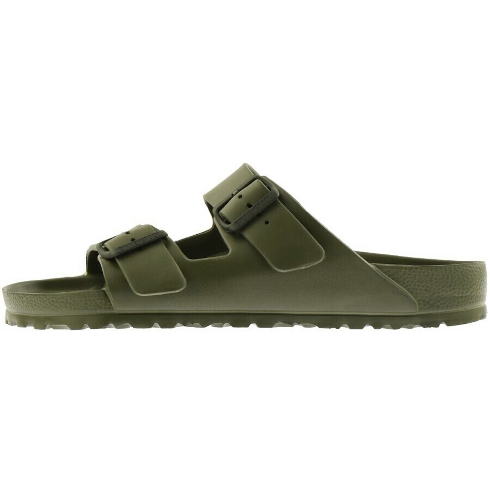 Birkenstock Mens Active Khaki Eva Arizona Double-strap Leather Sandals