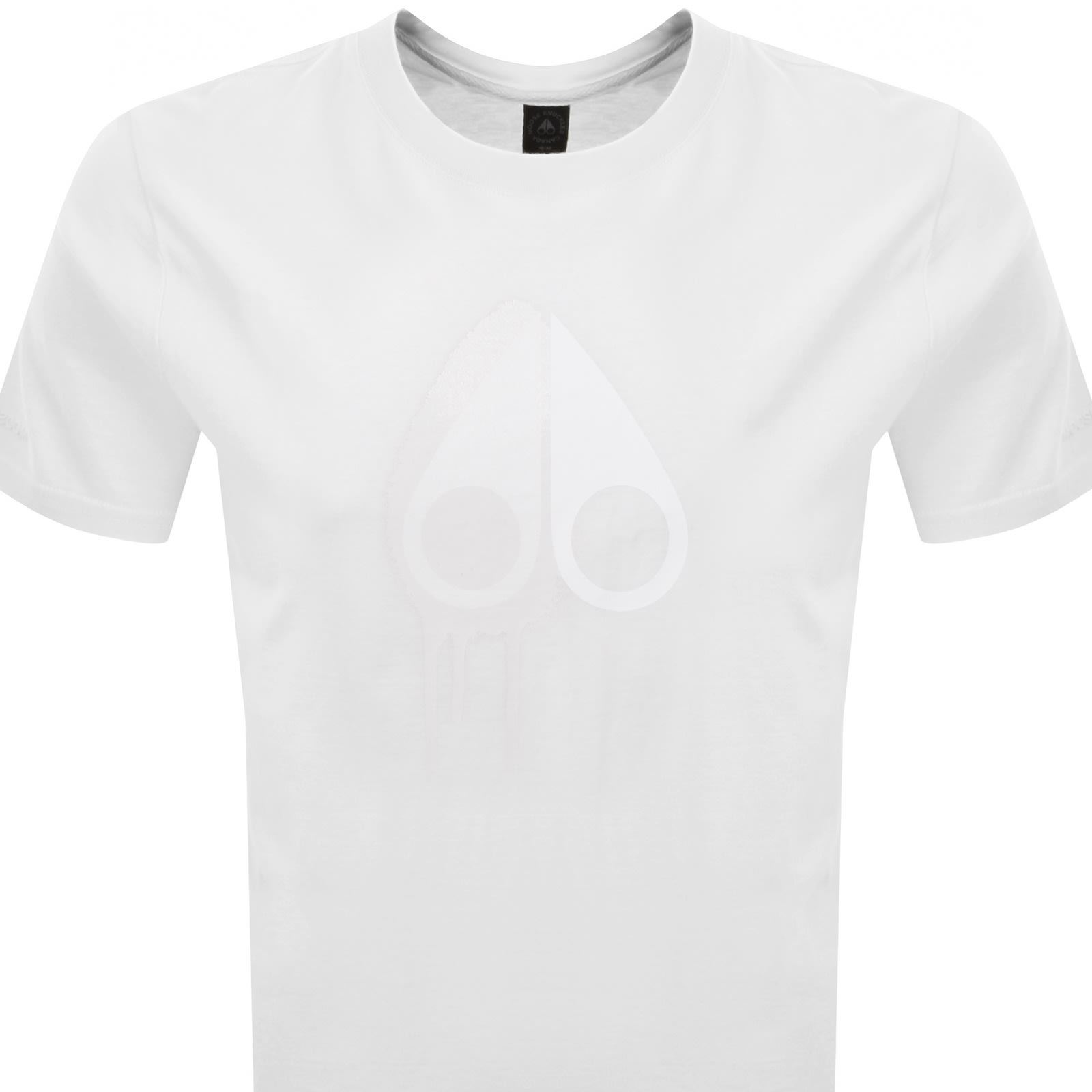 Moose Knuckles Chamblee Leaf T Shirt White
