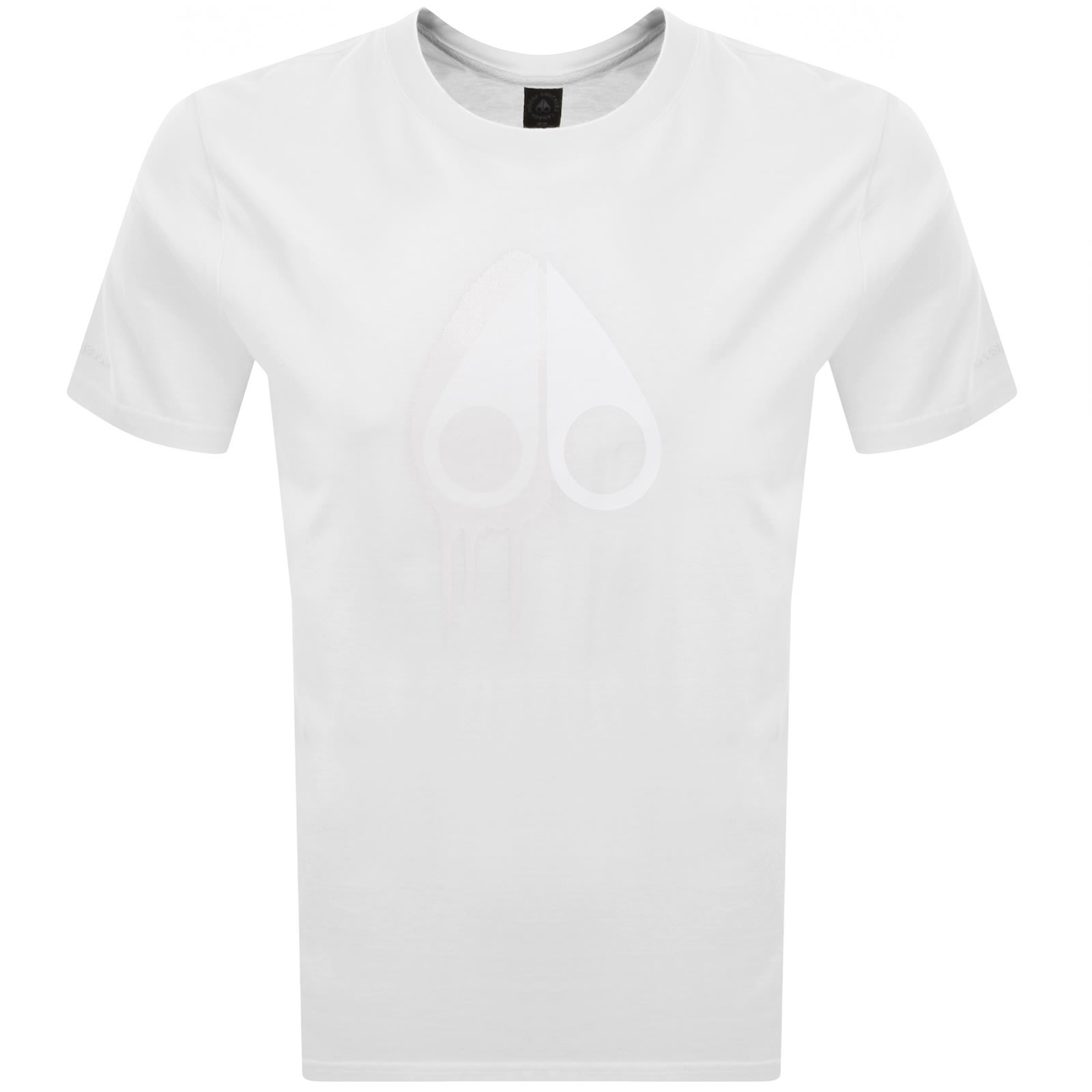 Moose Knuckles Chamblee Leaf T Shirt White