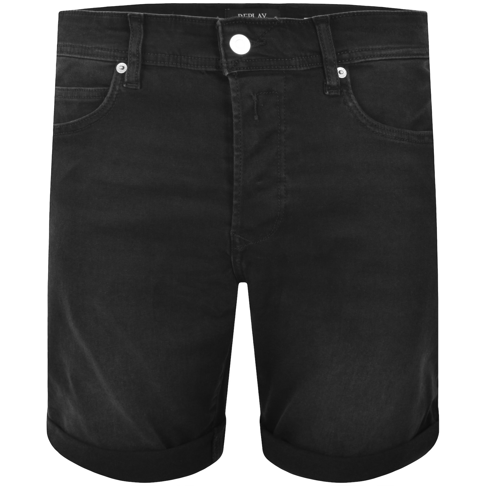 Replay Rbj 981 Shorts Grey In Black