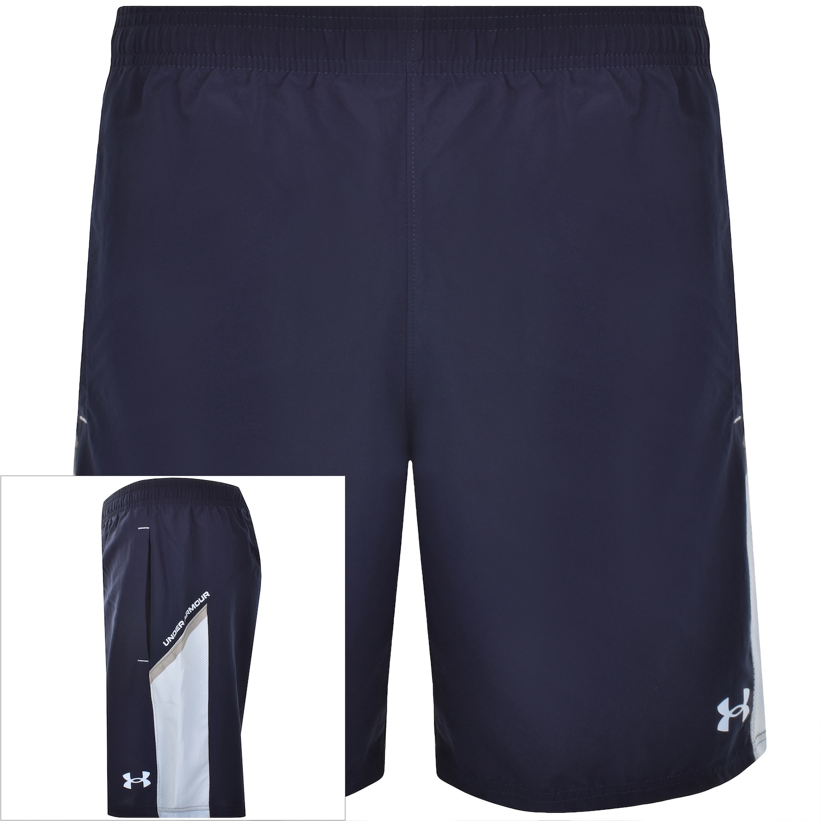 Under Armour Logo Shorts Navy In Blue