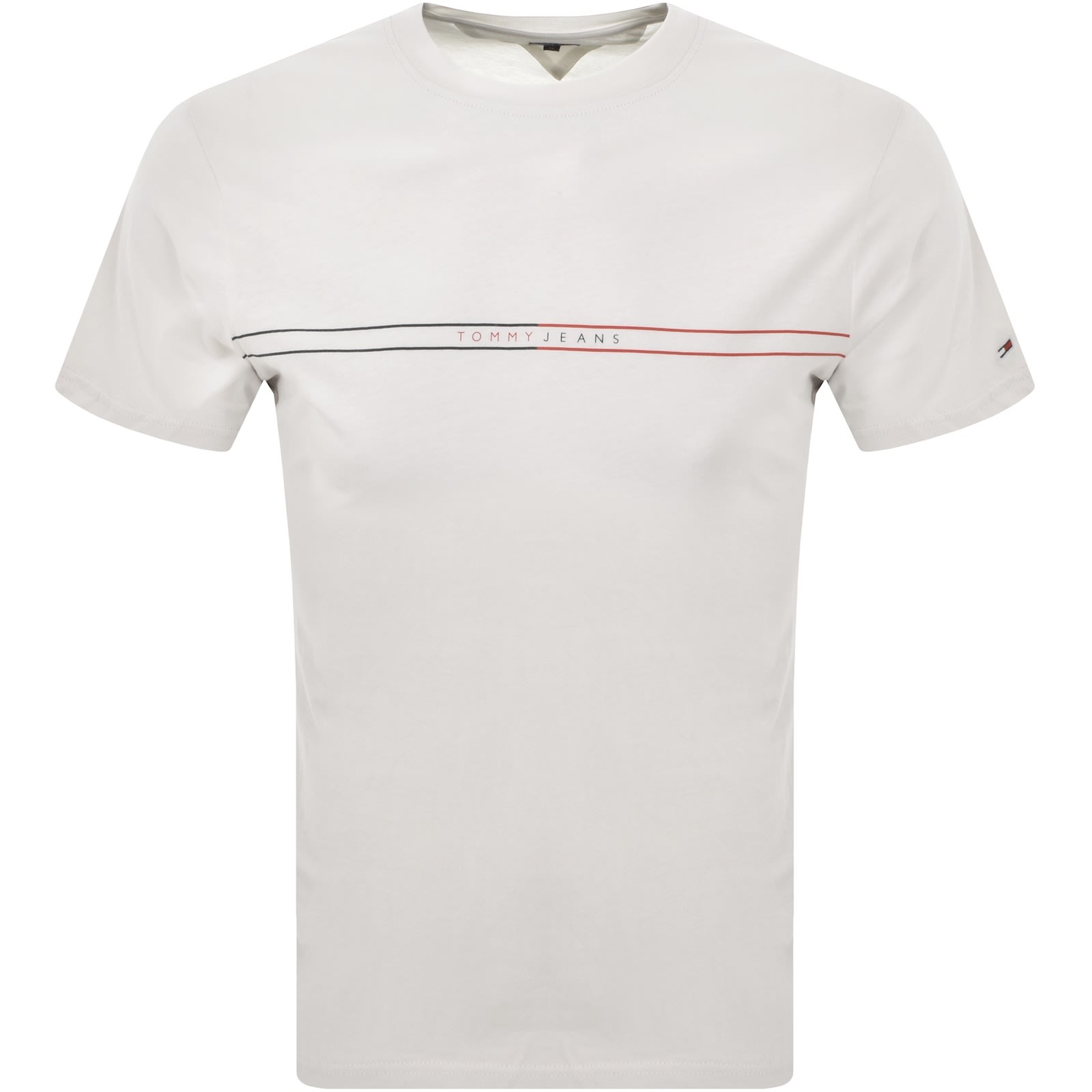 Tommy Jeans 2 Pack T Shirts Ecru And Black