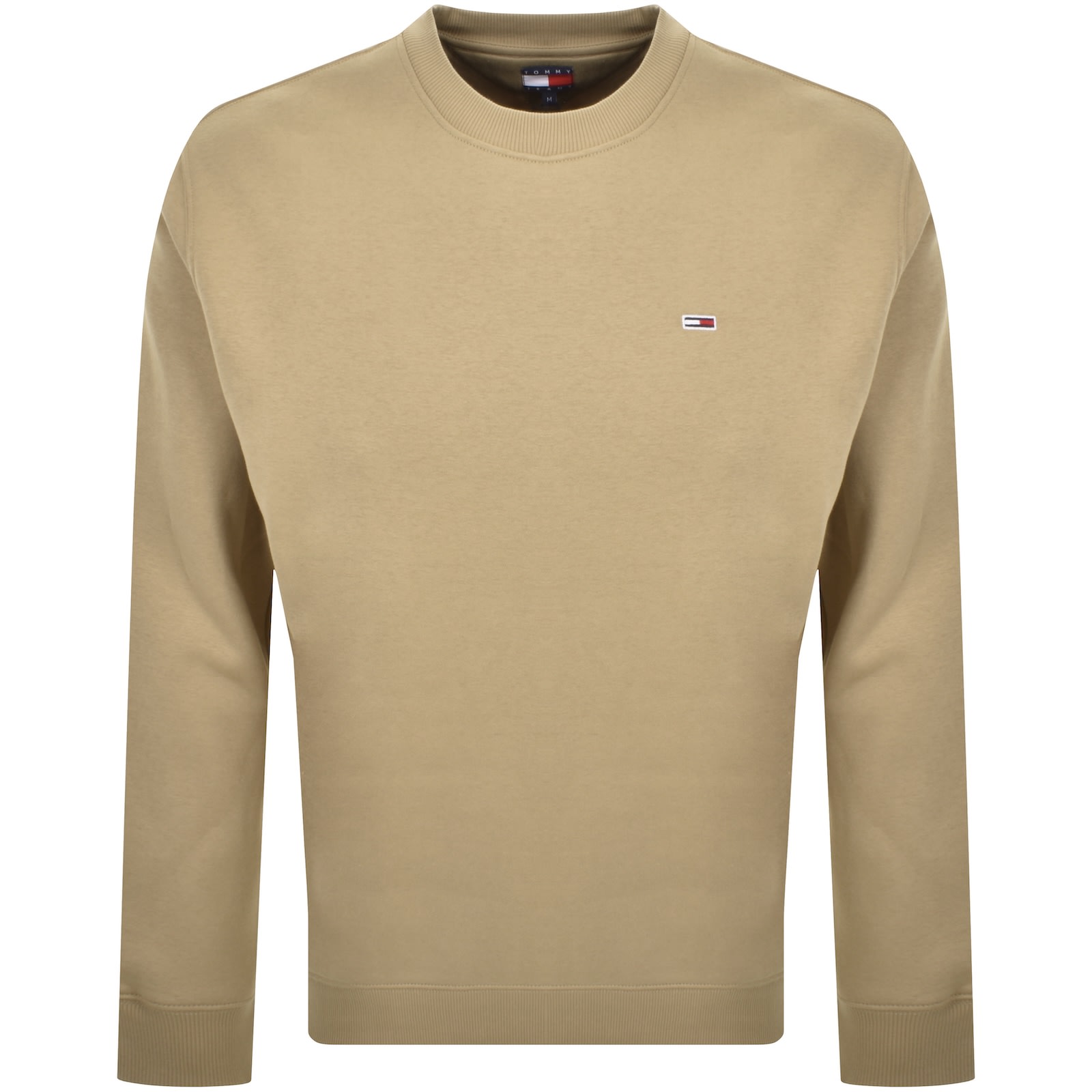Tommy Jeans Flag Logo Sweatshirt Beige