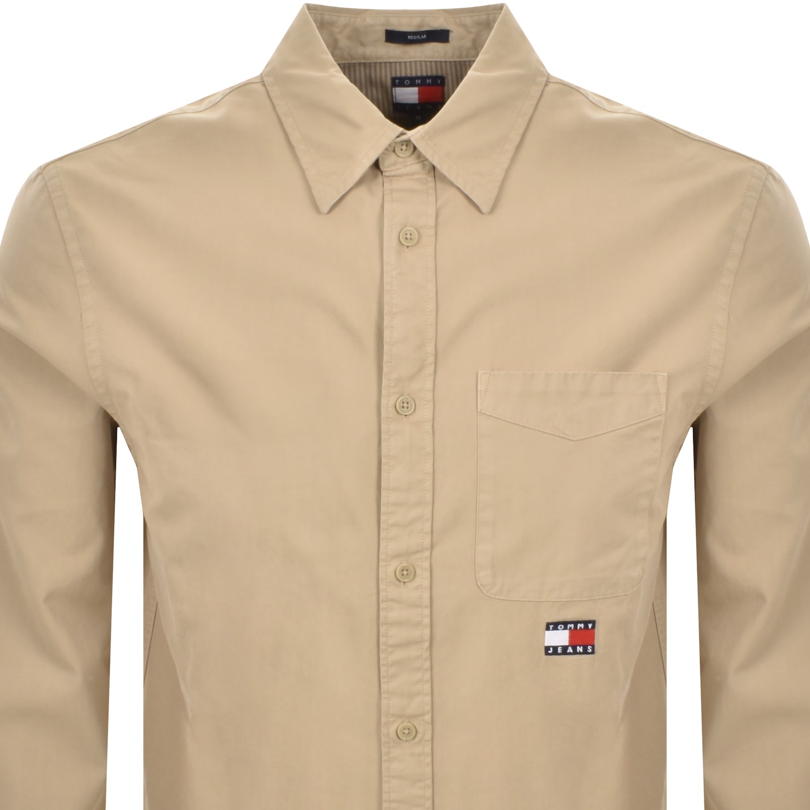 Tommy Jeans Long Sleeved Shirt Beige