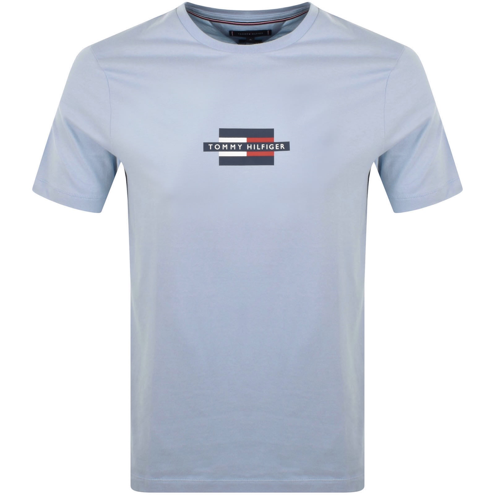 Tommy Hilfiger Flag Box T Shirt Blue