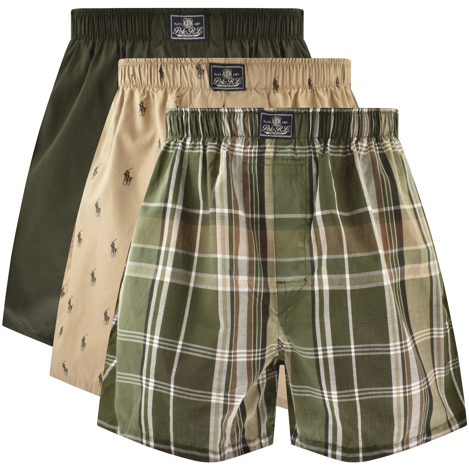 Ralph Lauren Underwear 3 Pack Boxer Shorts